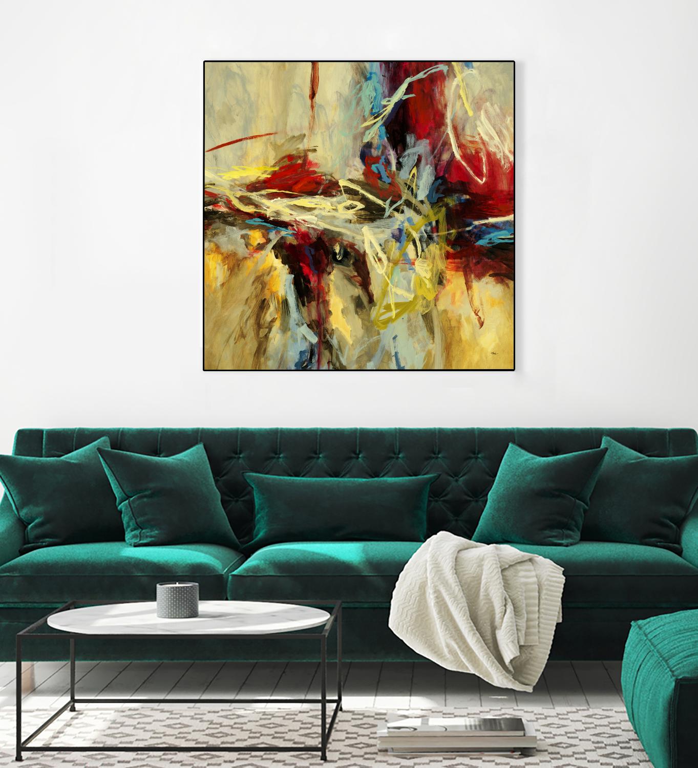 Edge by Randy Hibberd on GIANT ART - red abstract