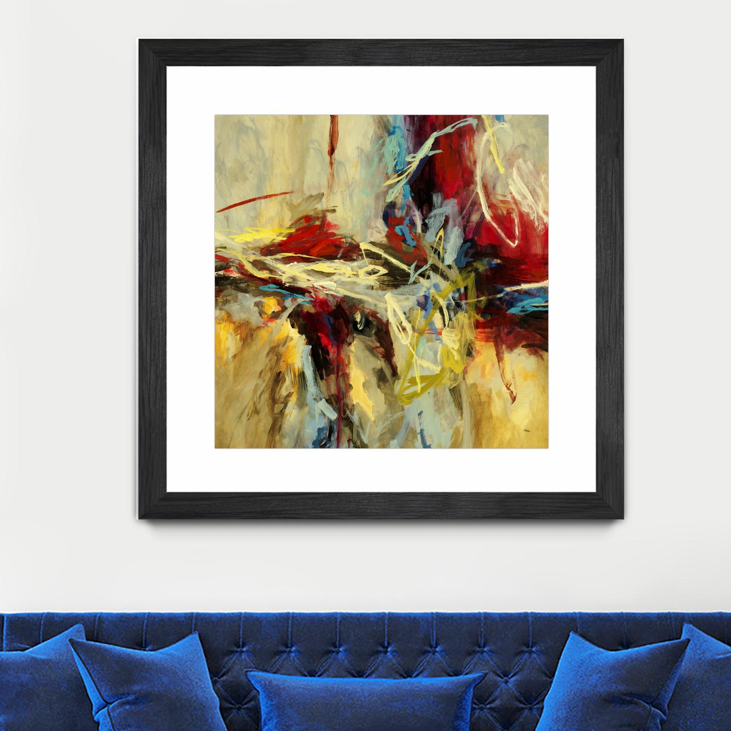 Edge by Randy Hibberd on GIANT ART - red abstract