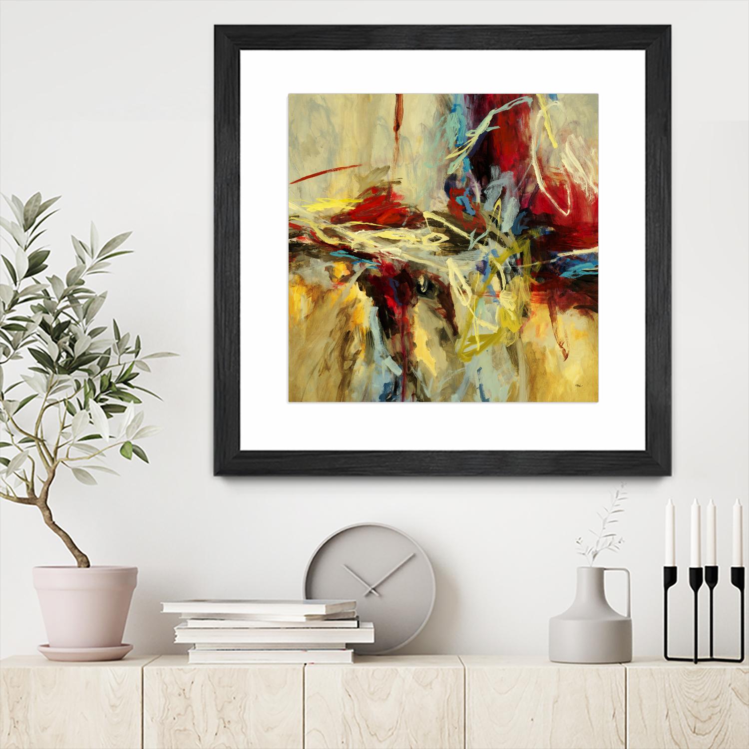 Edge by Randy Hibberd on GIANT ART - red abstract