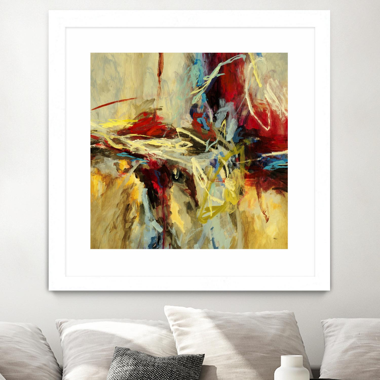Edge by Randy Hibberd on GIANT ART - red abstract