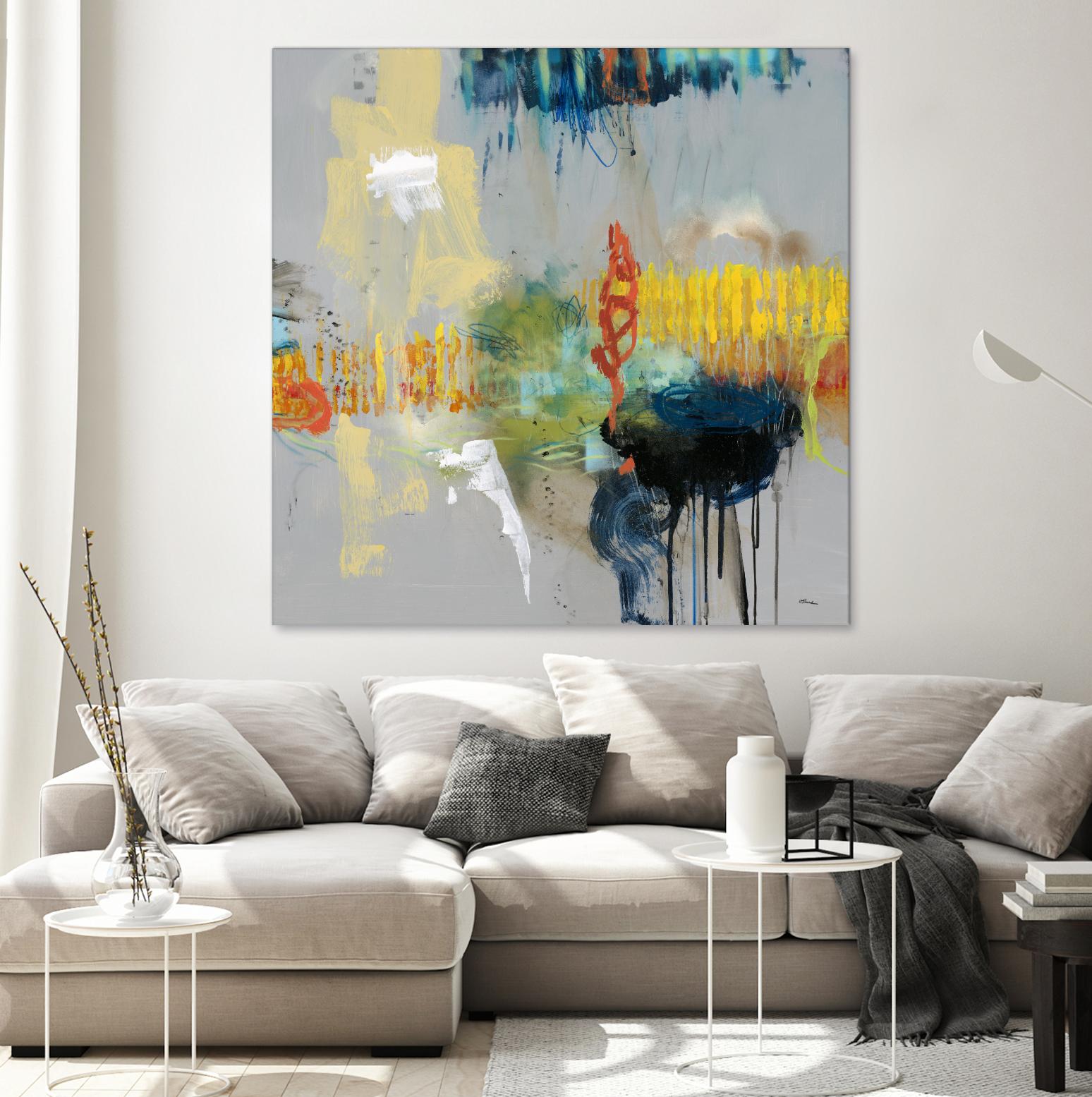 Shadows by Randy Hibberd on GIANT ART - yellow abstract