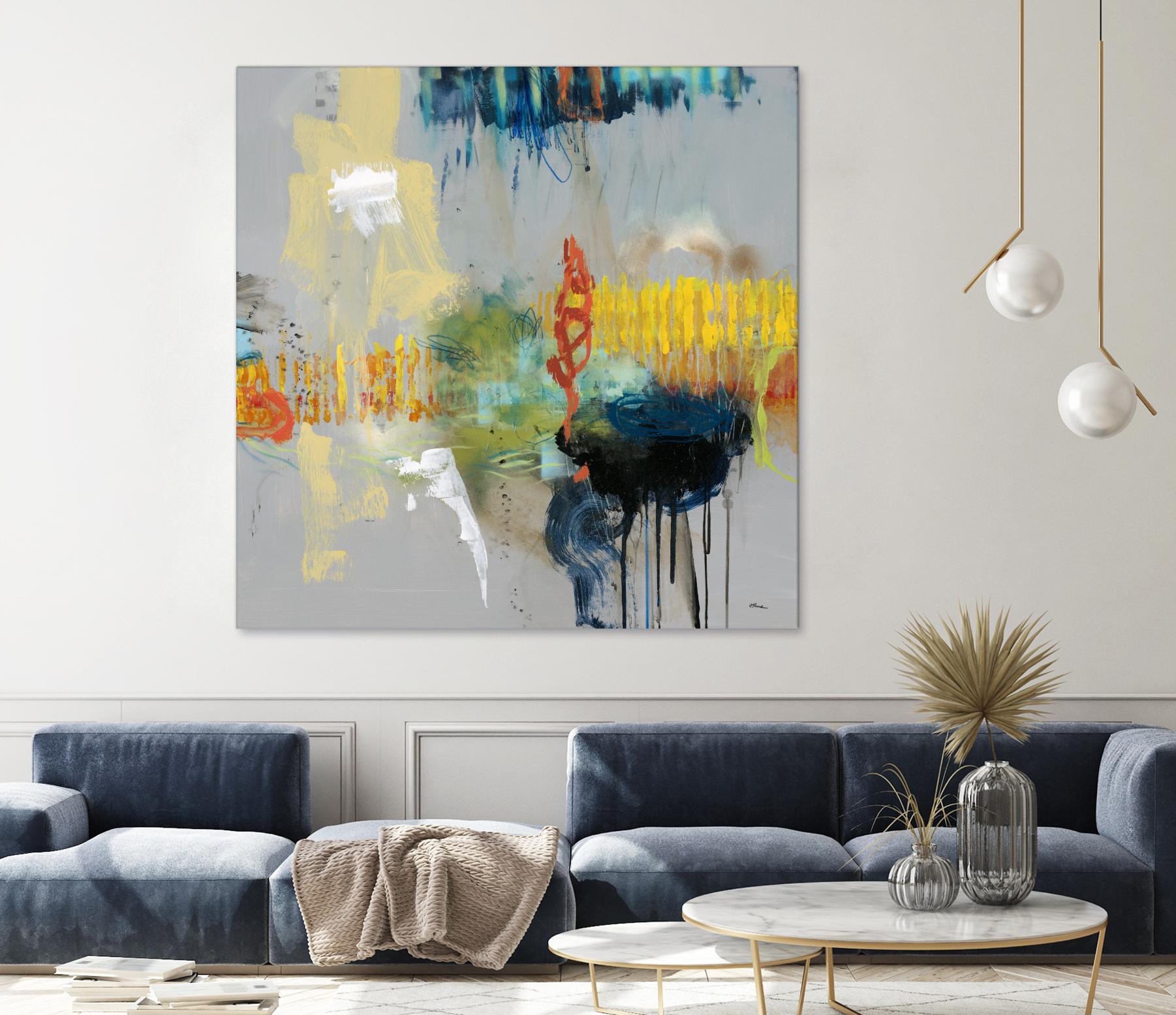 Shadows by Randy Hibberd on GIANT ART - yellow abstract