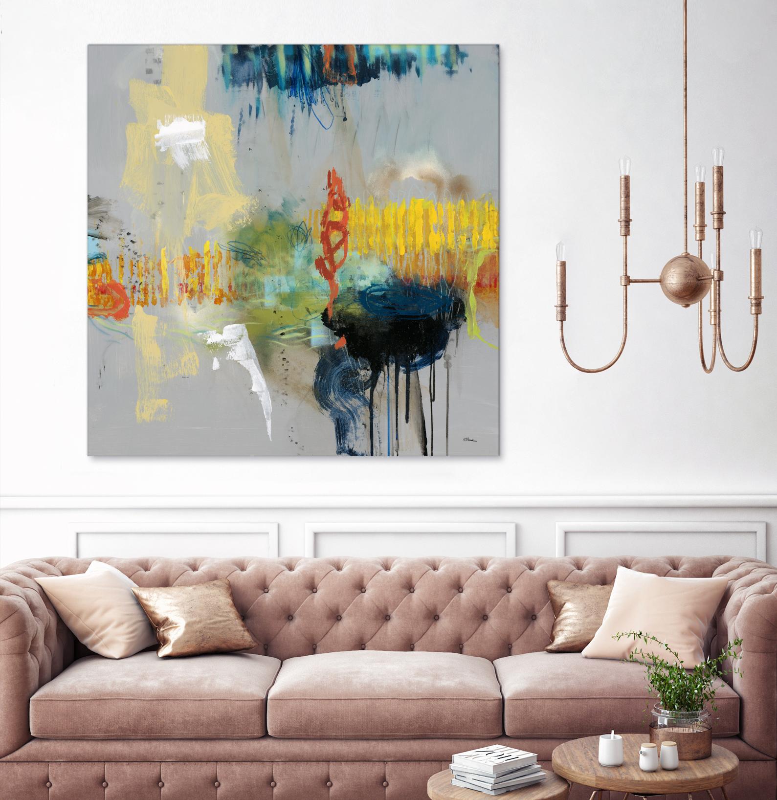 Shadows by Randy Hibberd on GIANT ART - yellow abstract