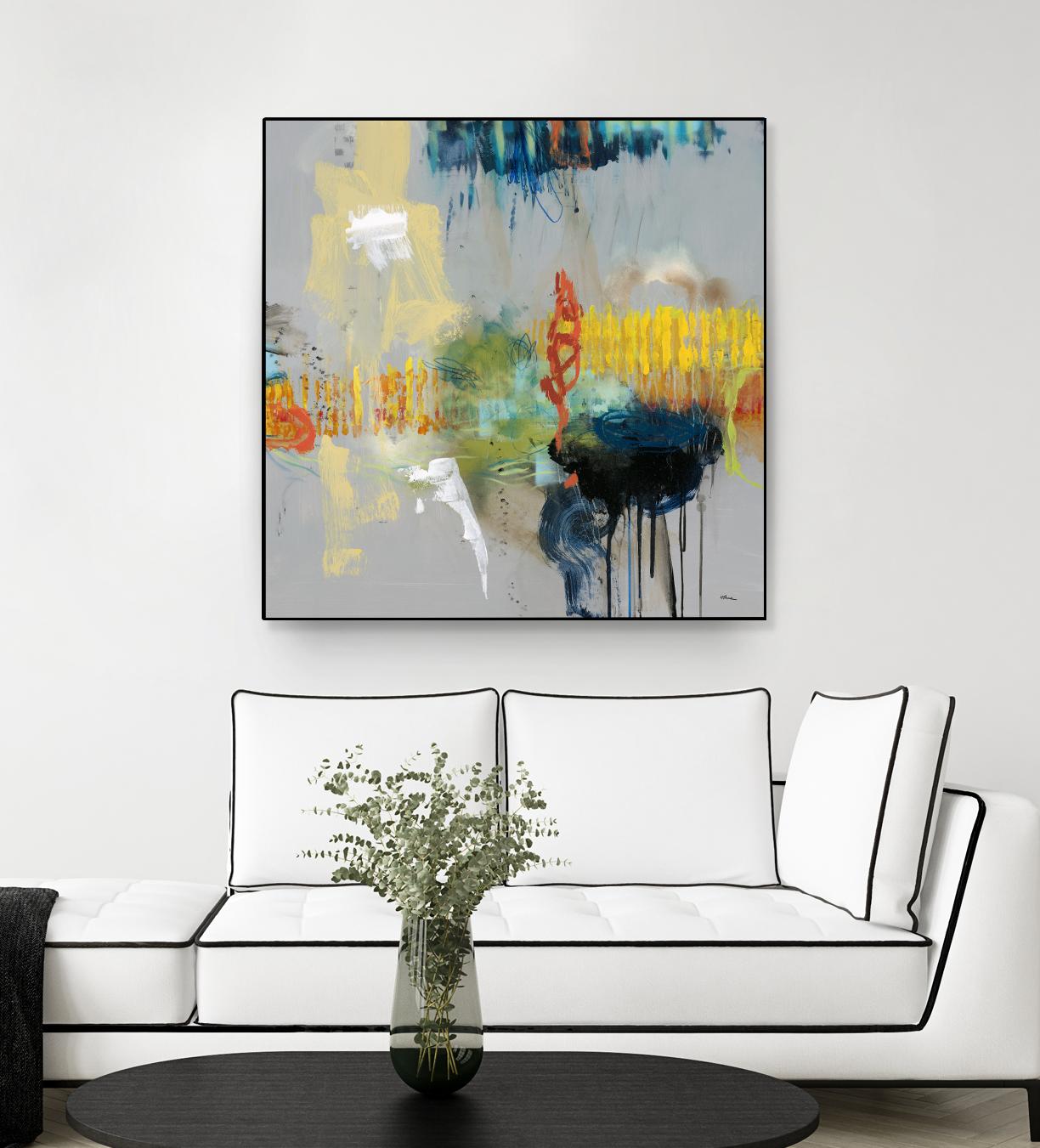 Shadows by Randy Hibberd on GIANT ART - yellow abstract