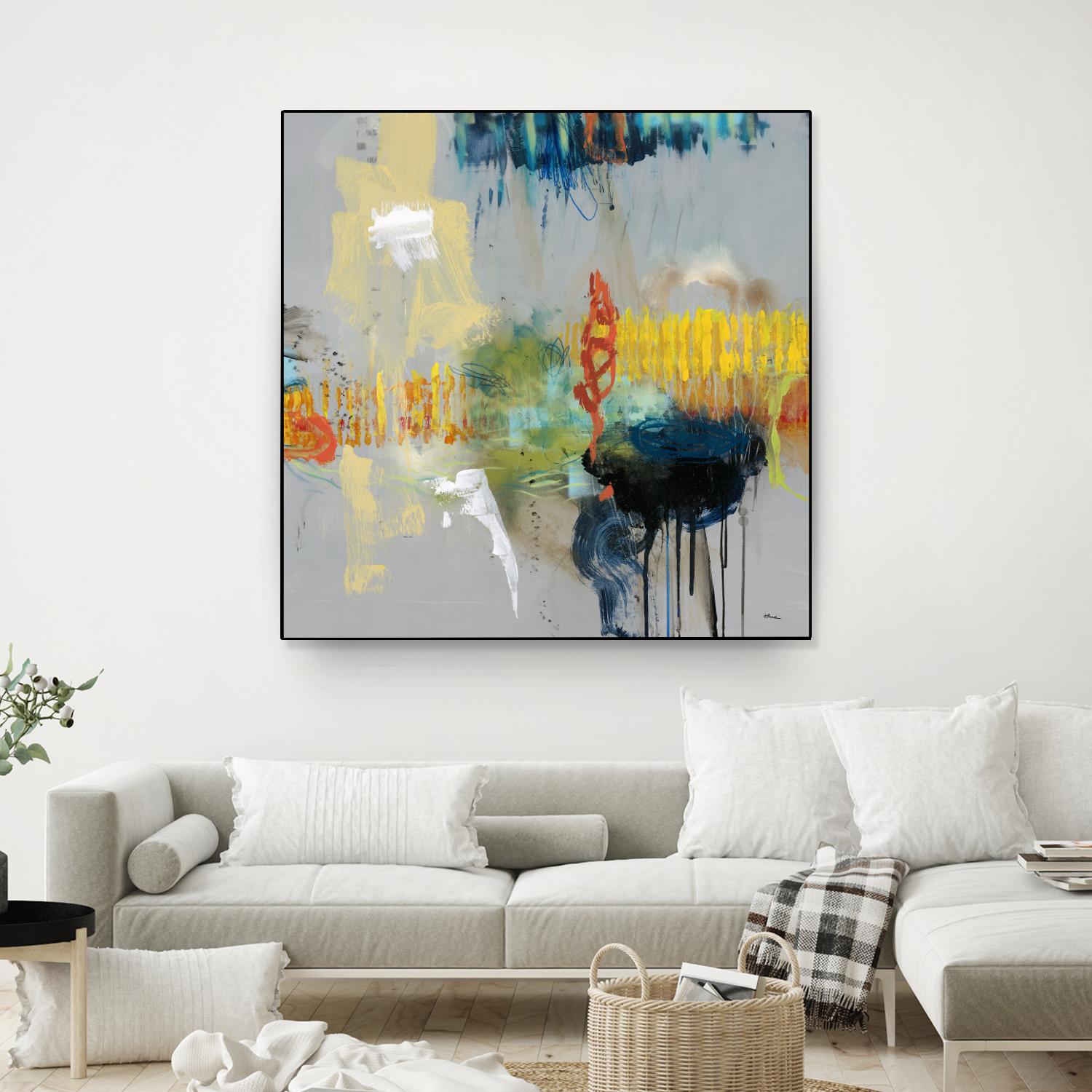 Shadows by Randy Hibberd on GIANT ART - yellow abstract