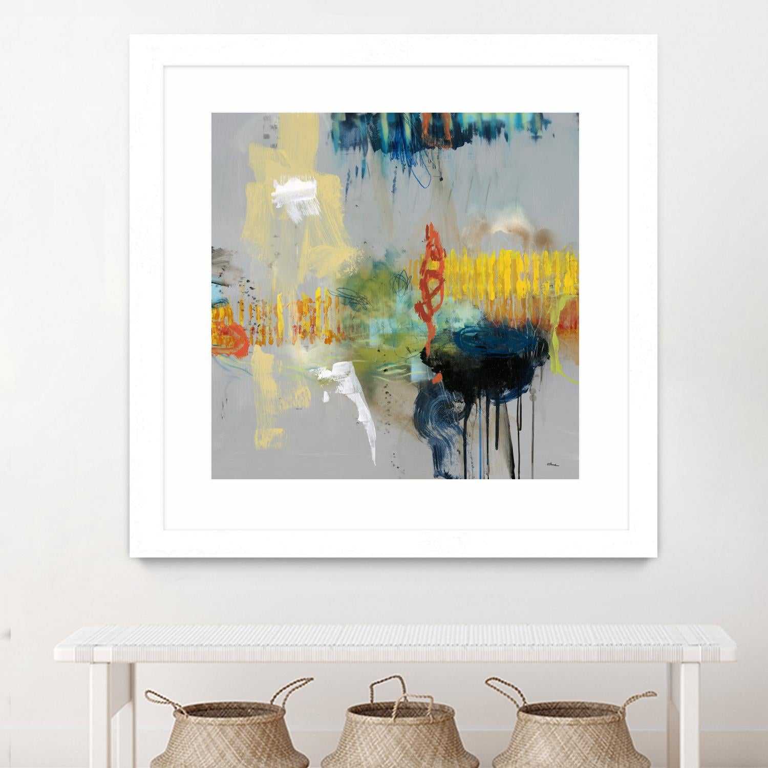 Shadows by Randy Hibberd on GIANT ART - yellow abstract