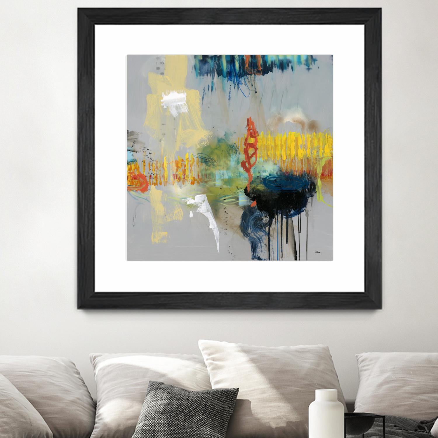 Shadows by Randy Hibberd on GIANT ART - yellow abstract