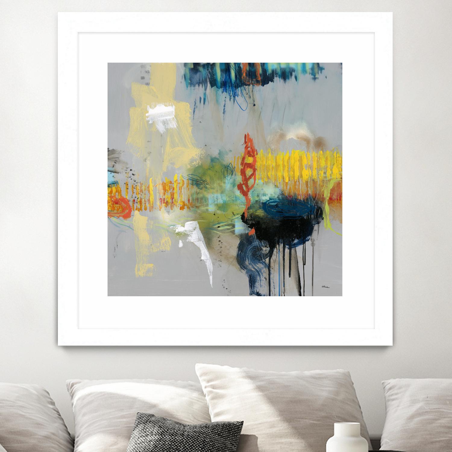 Shadows by Randy Hibberd on GIANT ART - yellow abstract