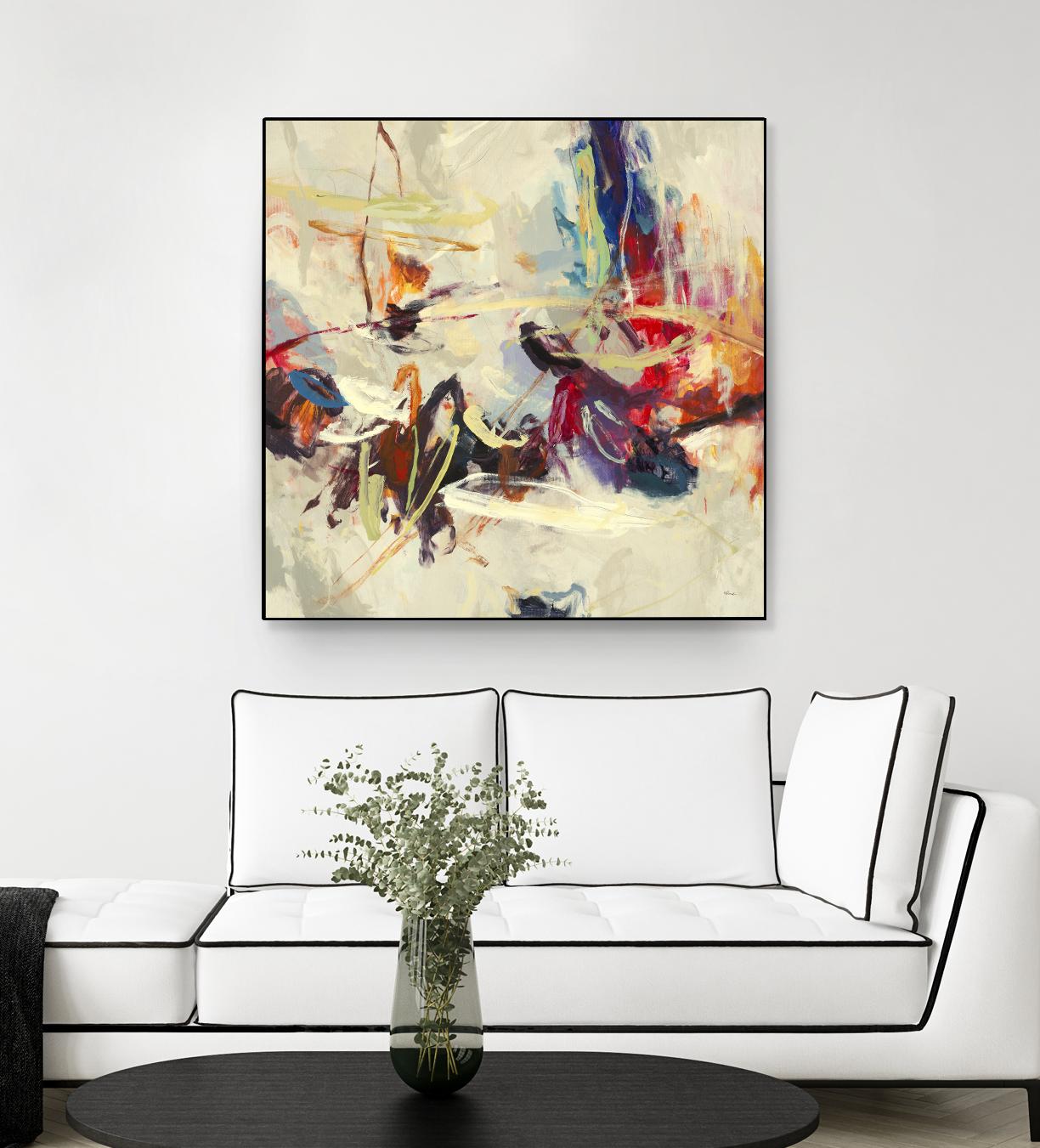 Positive Energy III by Randy Hibberd on GIANT ART - pink abstract