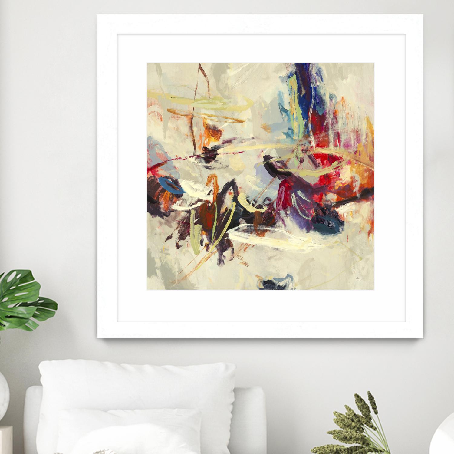 Positive Energy III by Randy Hibberd on GIANT ART - pink abstract