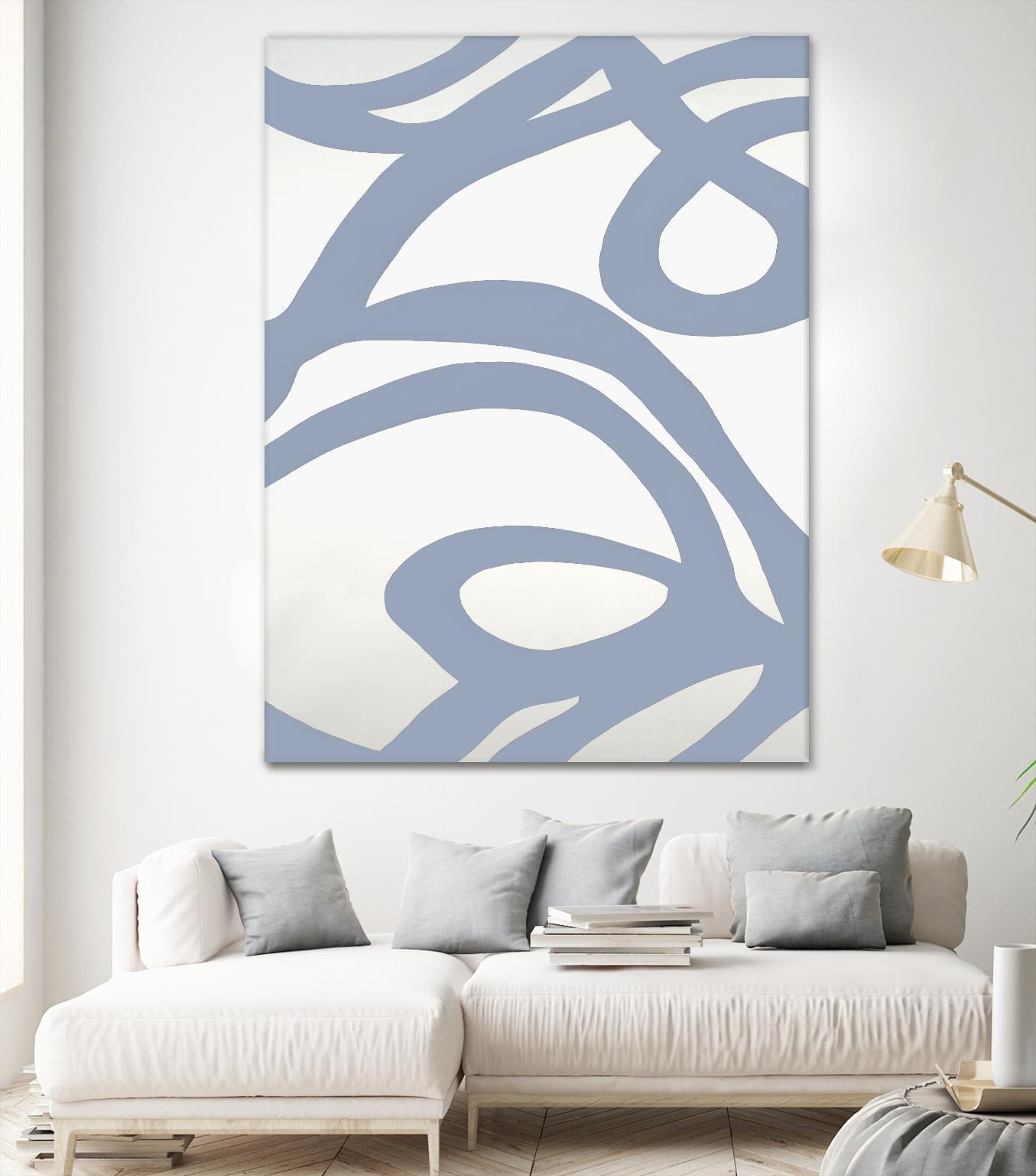 Limitless II by Randy Hibberd on GIANT ART - white abstract