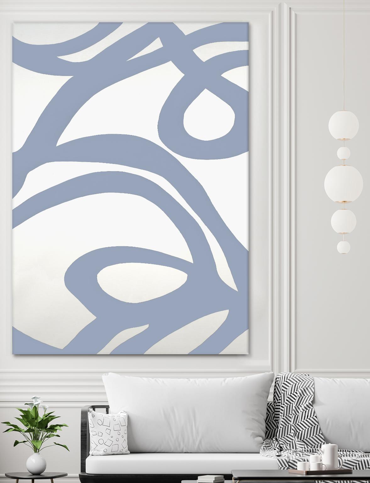 Limitless II by Randy Hibberd on GIANT ART - white abstract