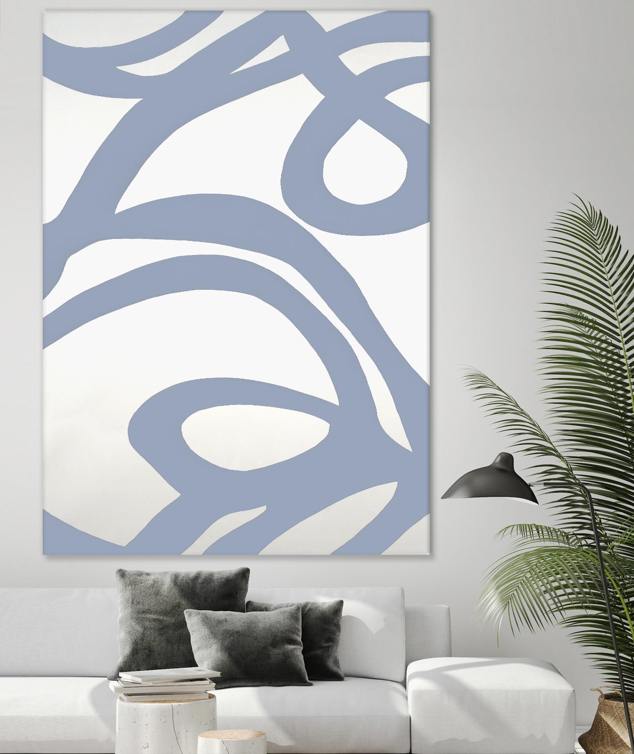 Limitless II by Randy Hibberd on GIANT ART - white abstract