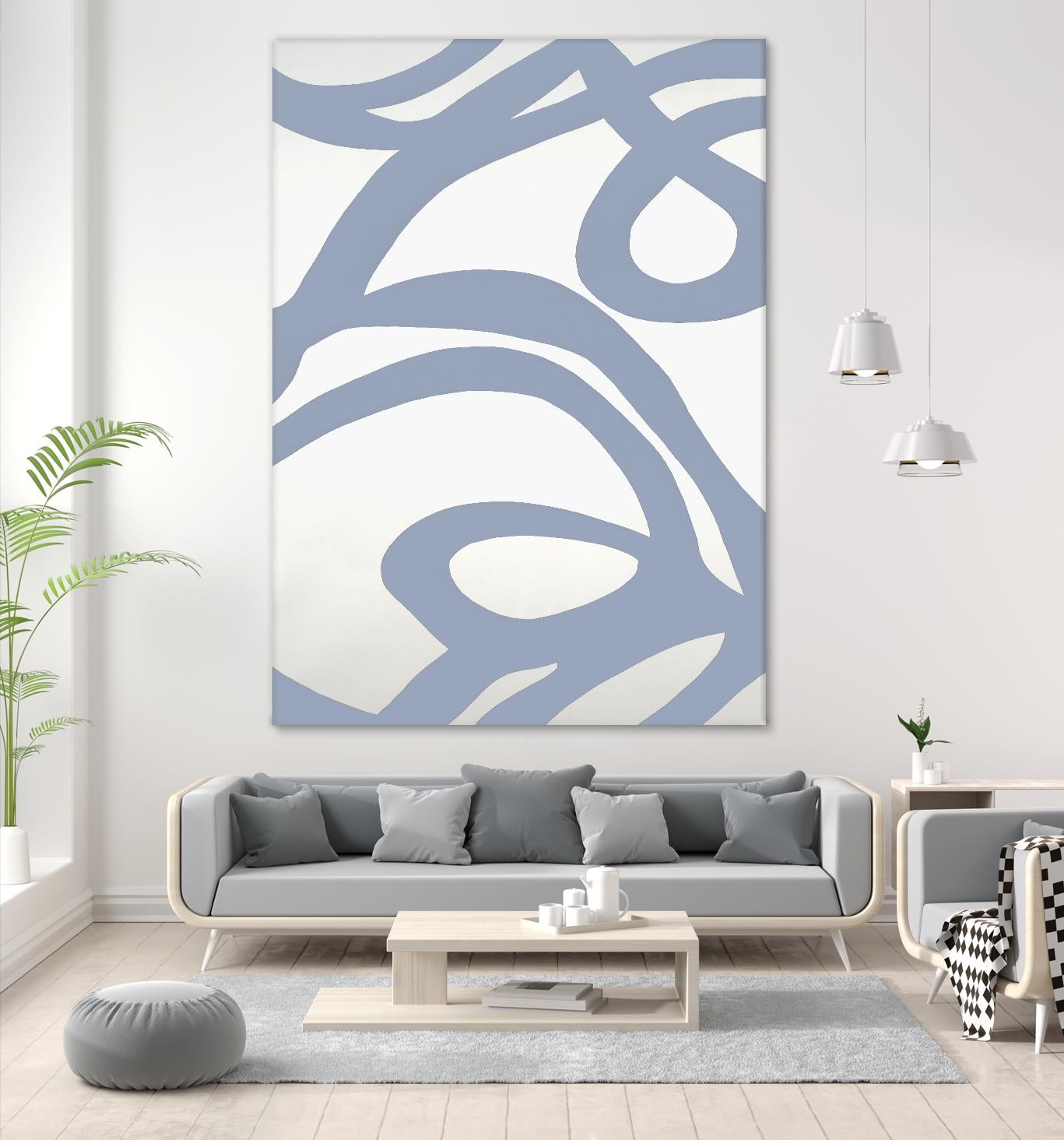 Limitless II by Randy Hibberd on GIANT ART - white abstract