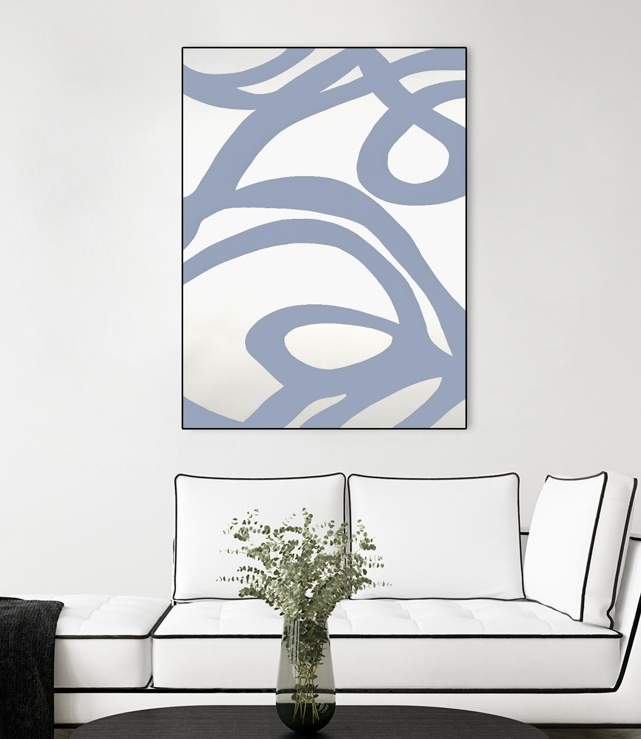 Limitless II by Randy Hibberd on GIANT ART - white abstract