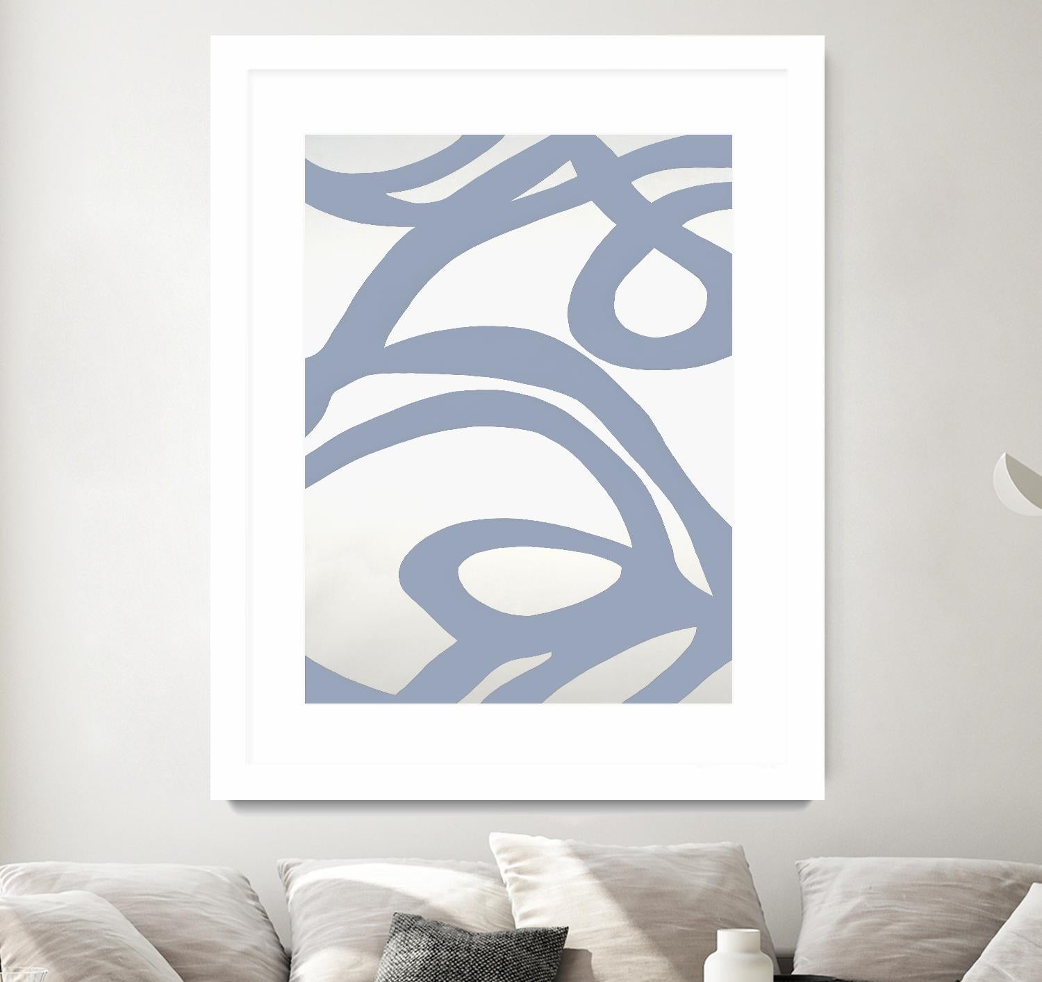 Limitless II by Randy Hibberd on GIANT ART - white abstract