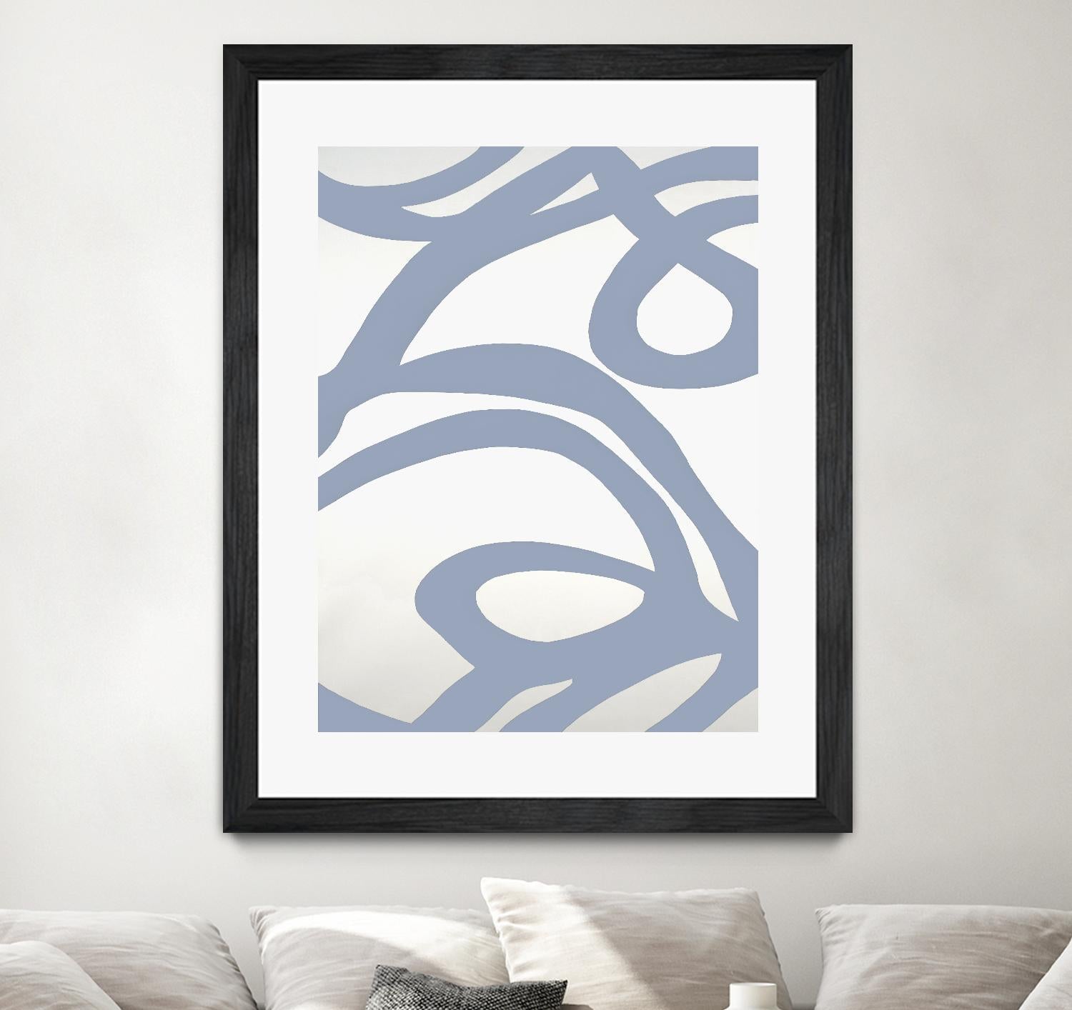 Limitless II by Randy Hibberd on GIANT ART - white abstract