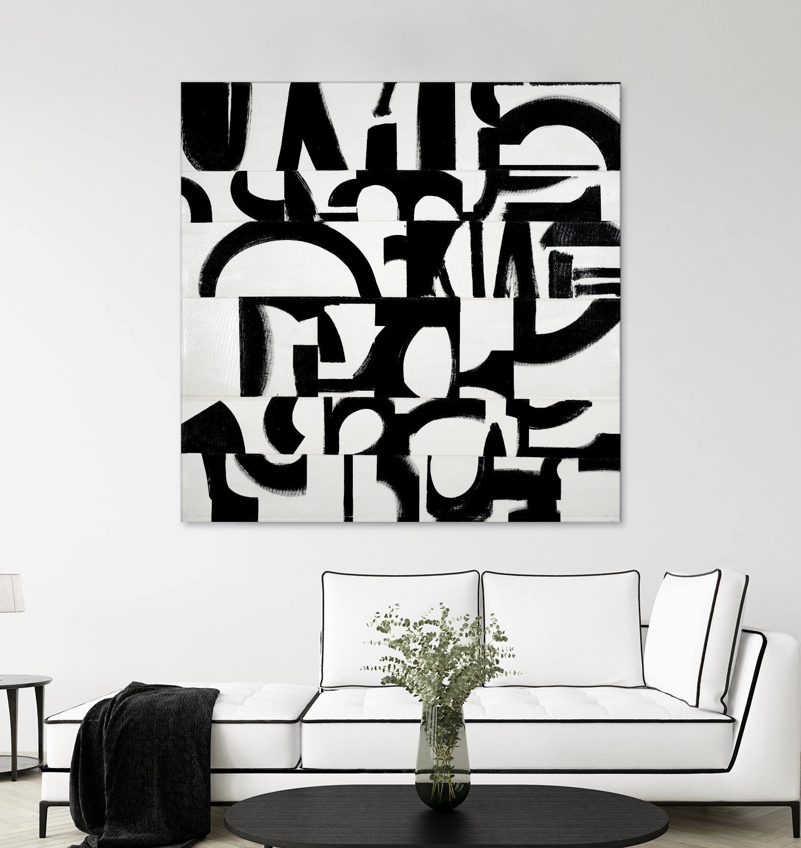 Prosperous Element by Randy Hibberd on GIANT ART - white abstract
