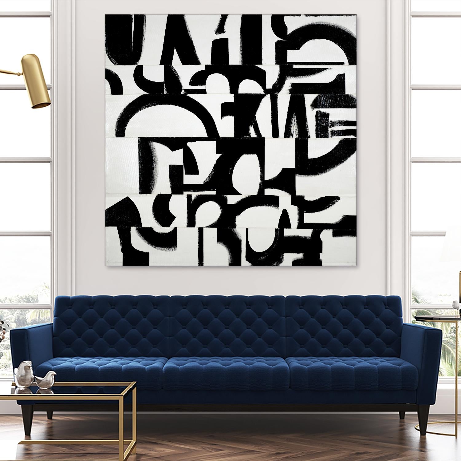 Prosperous Element by Randy Hibberd on GIANT ART - white abstract
