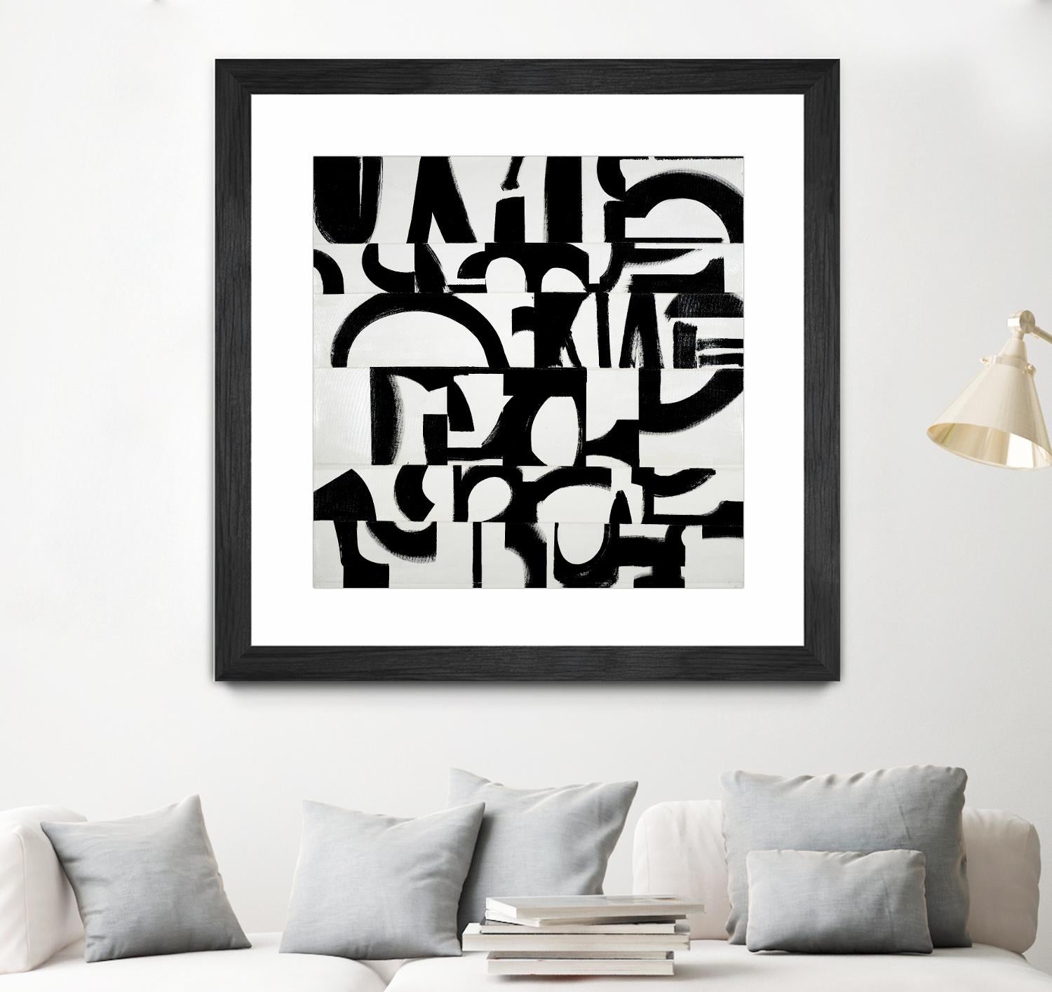 Prosperous Element by Randy Hibberd on GIANT ART - white abstract