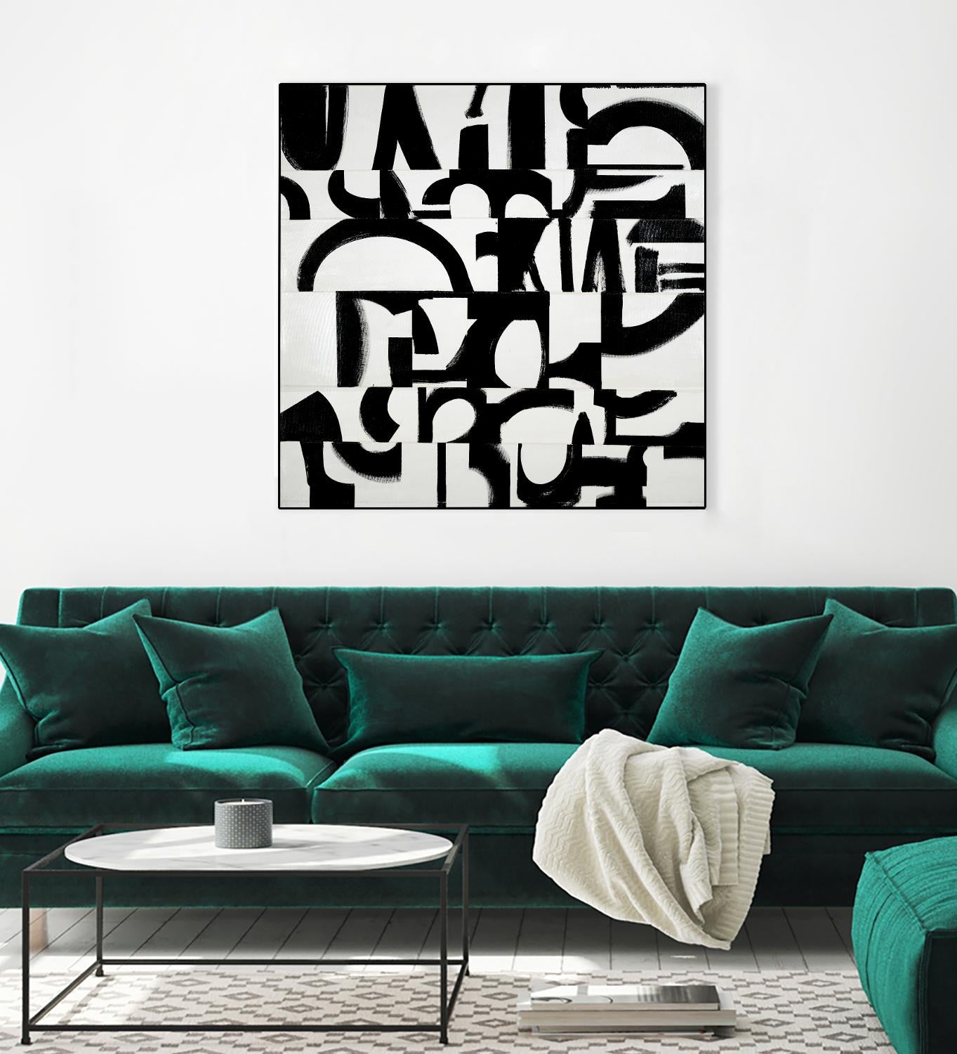 Prosperous Element by Randy Hibberd on GIANT ART - white abstract