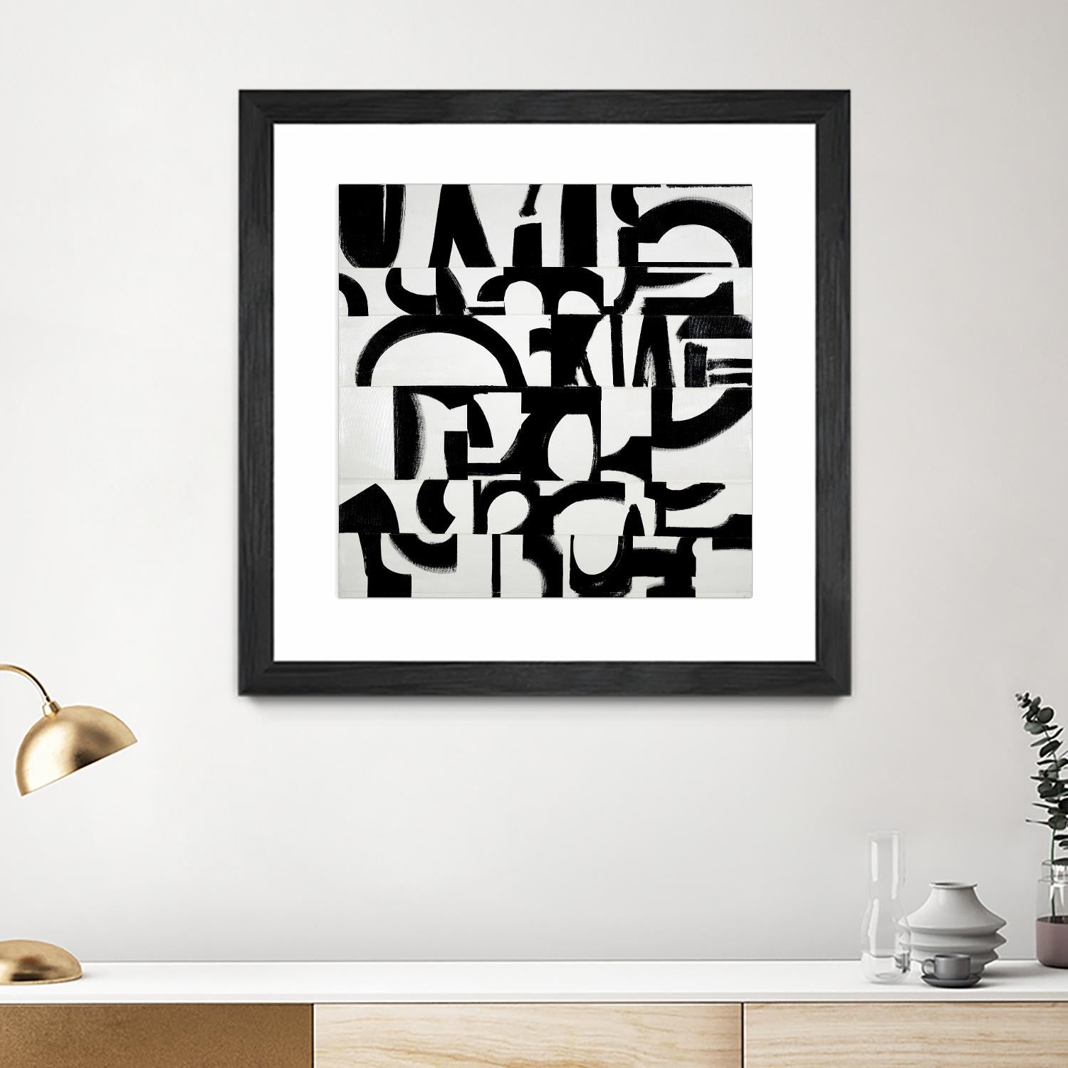 Prosperous Element by Randy Hibberd on GIANT ART - white abstract