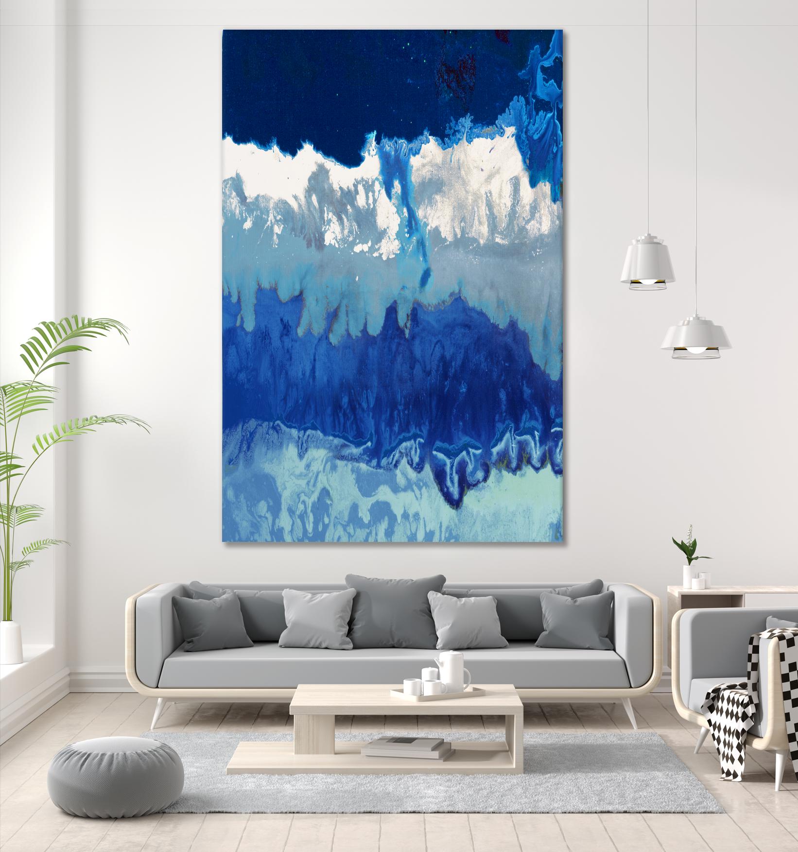 Life's Energy V2 by Randy Hibberd on GIANT ART - white abstract