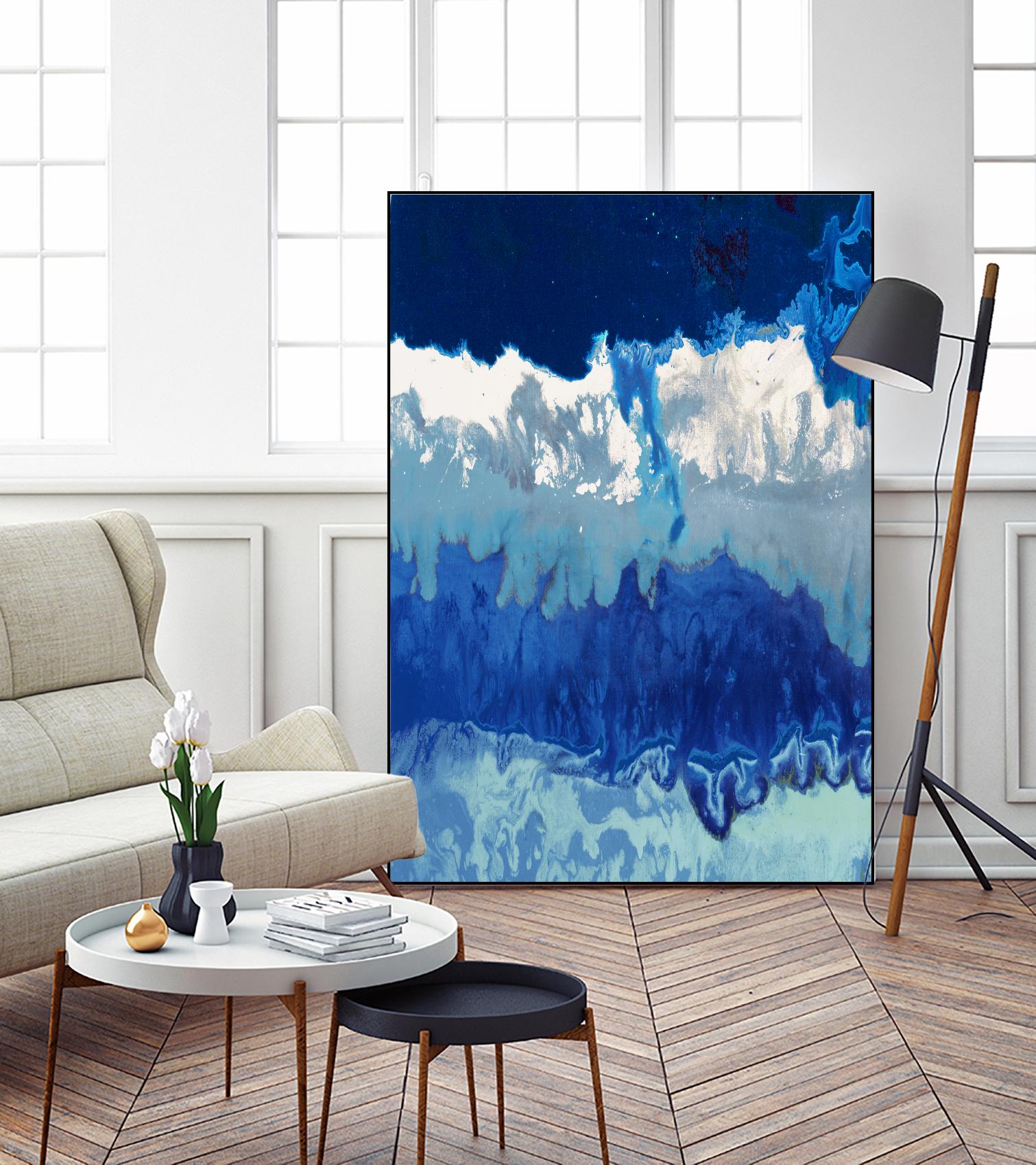 Life's Energy V2 by Randy Hibberd on GIANT ART - white abstract