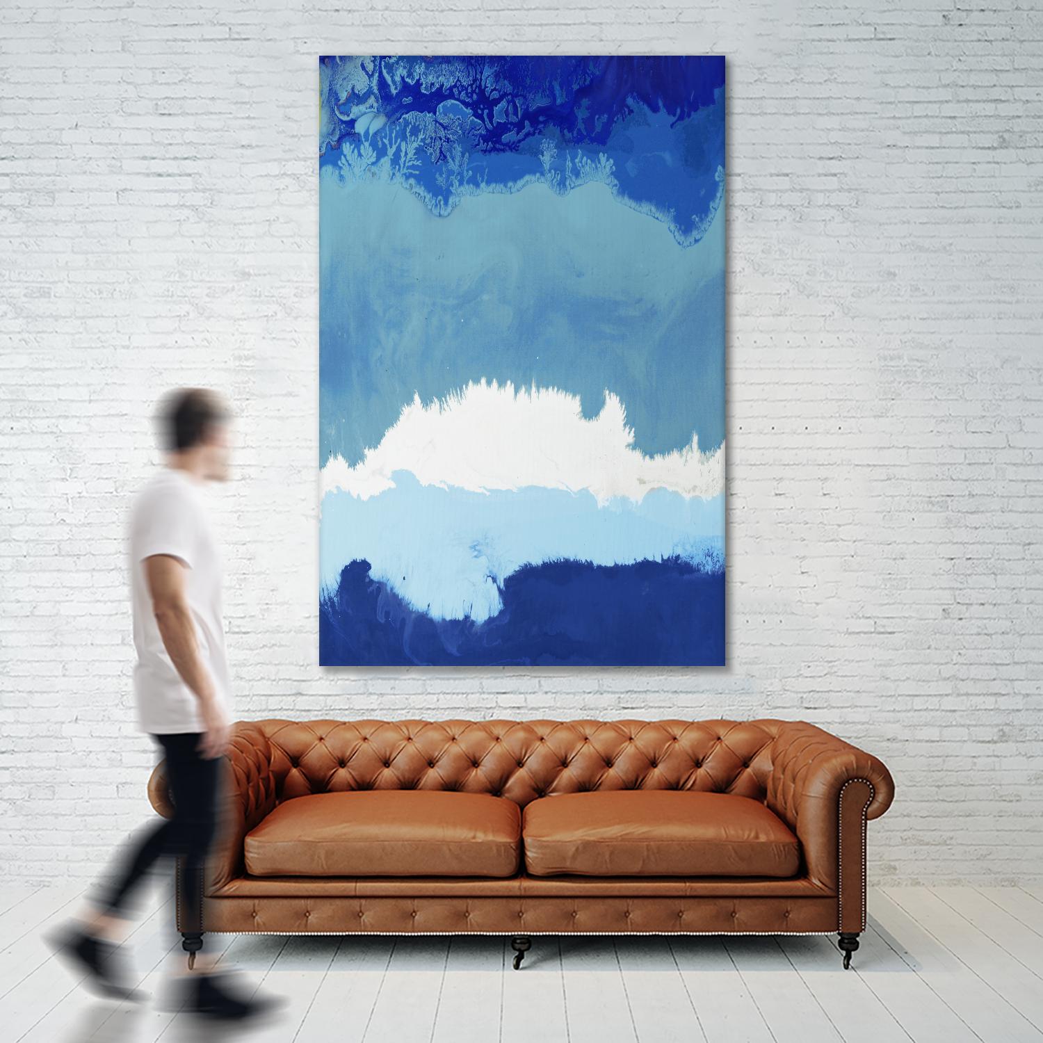 Life's Energy V2 by Randy Hibberd on GIANT ART - white abstract