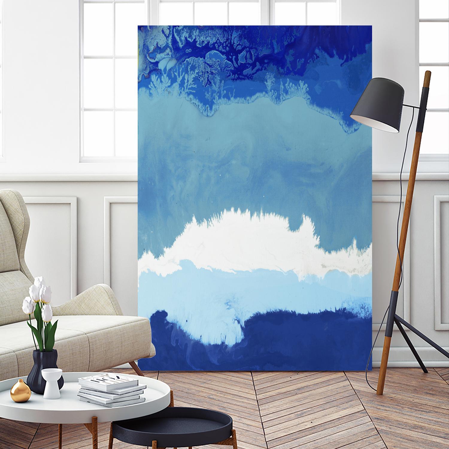 Life's Energy V2 by Randy Hibberd on GIANT ART - white abstract