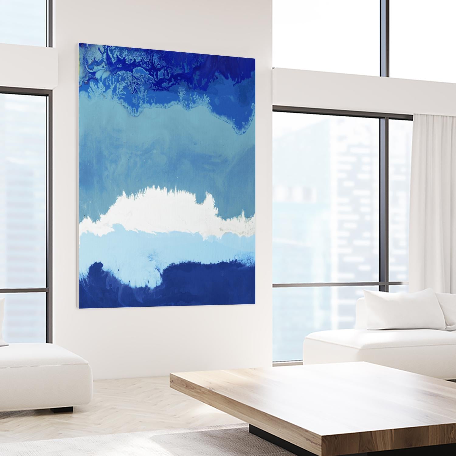 Life's Energy V2 by Randy Hibberd on GIANT ART - white abstract