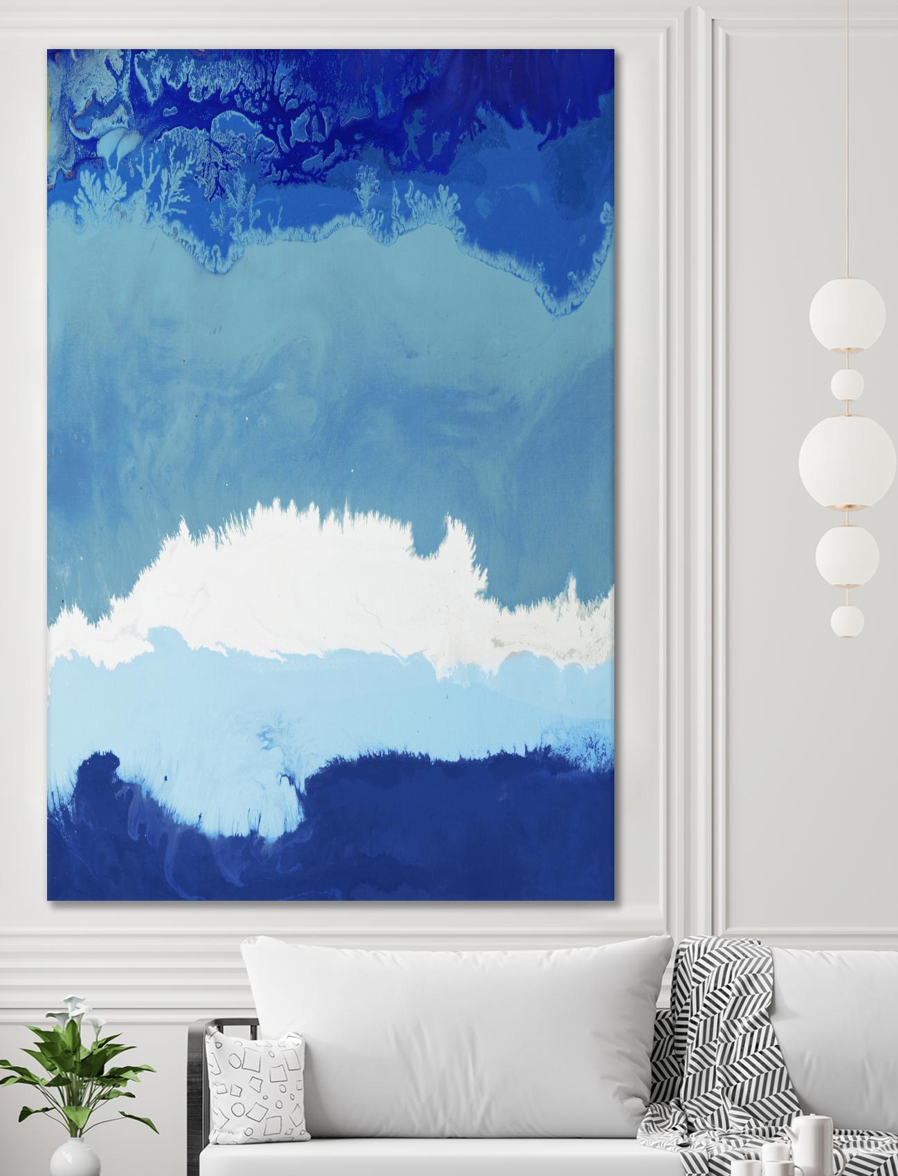 Life's Energy V2 by Randy Hibberd on GIANT ART - white abstract