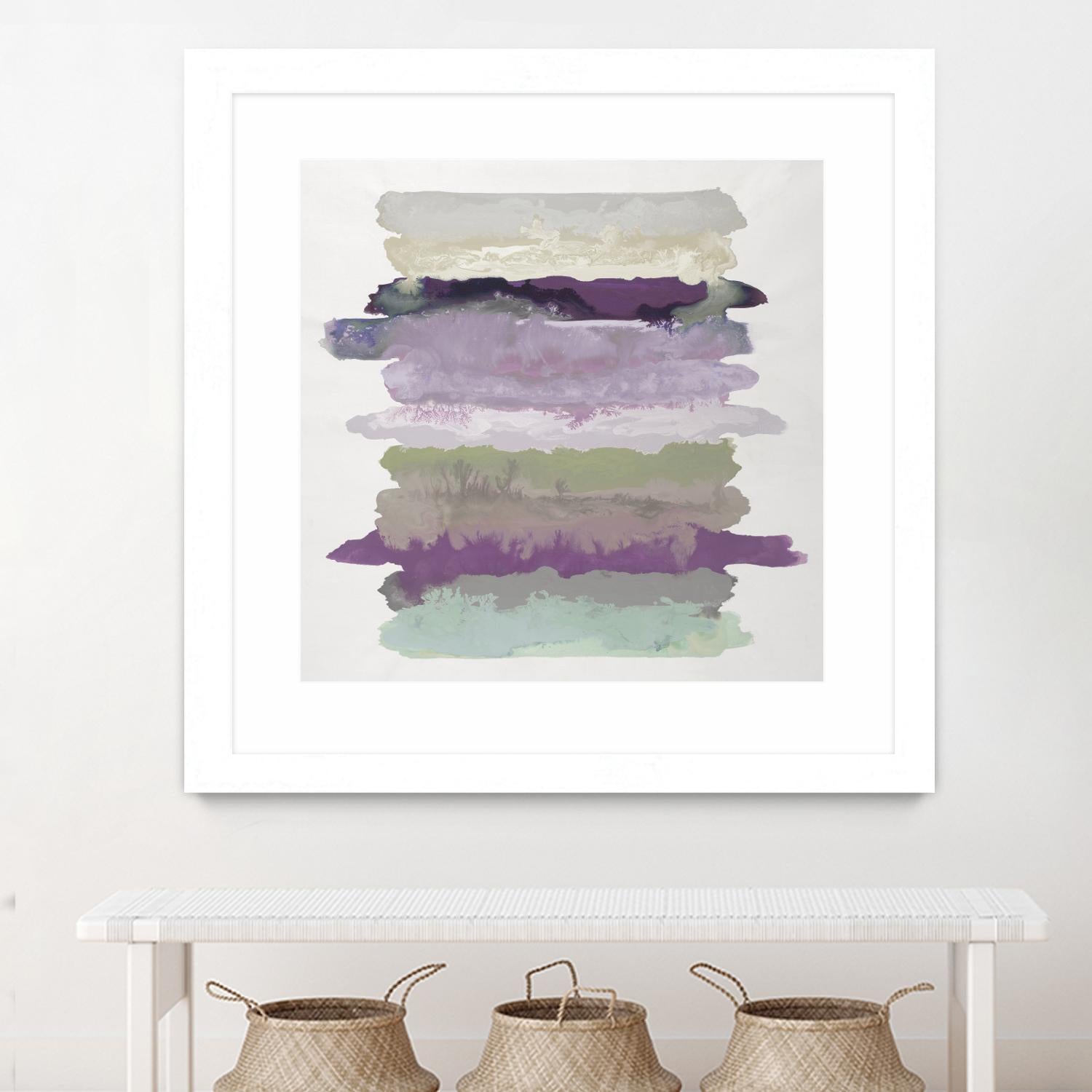 Flowing Energy II V3 by Randy Hibberd on GIANT ART - purples abstract