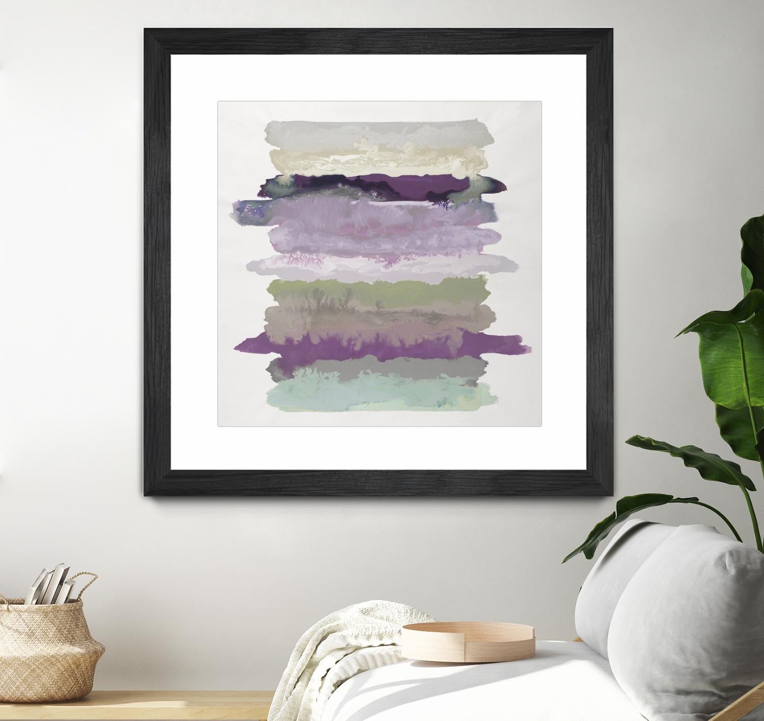 Flowing Energy II V3 by Randy Hibberd on GIANT ART - purples abstract