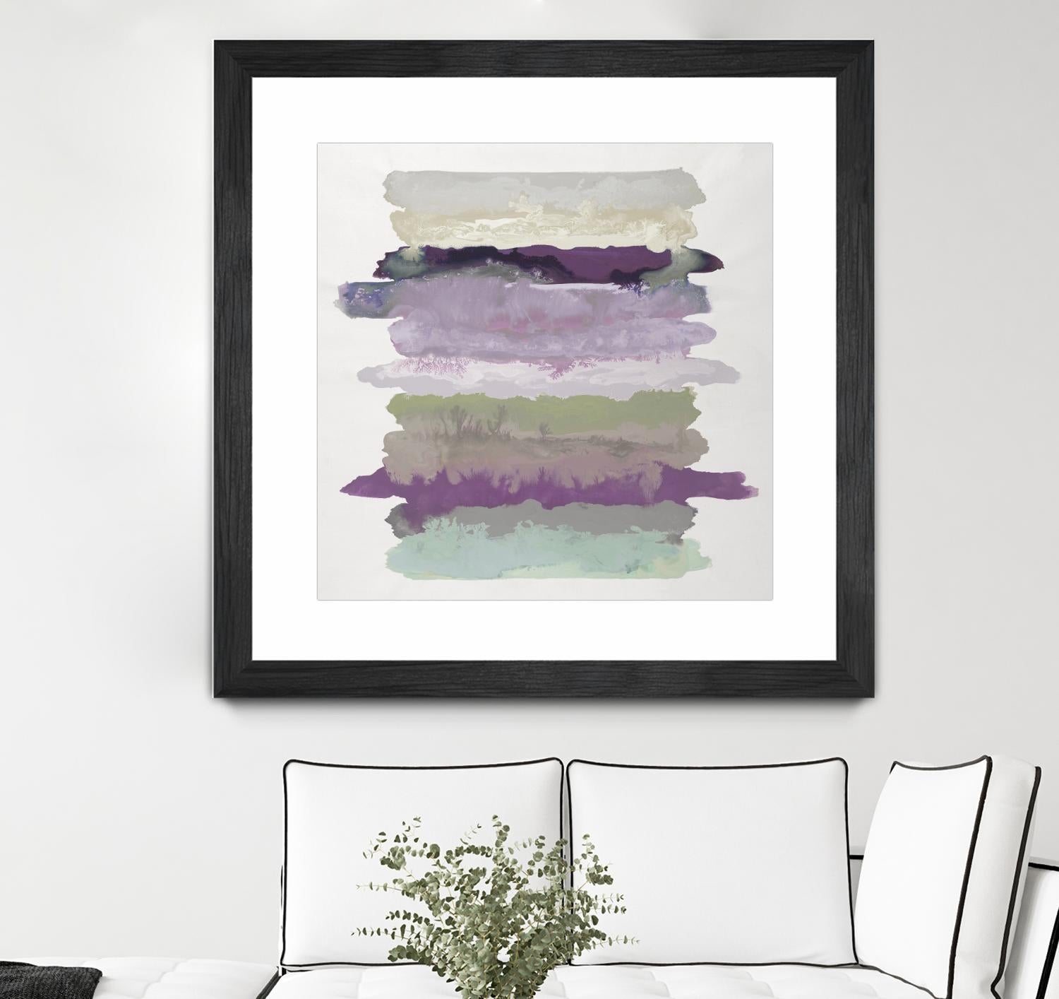 Flowing Energy II V3 by Randy Hibberd on GIANT ART - purples abstract