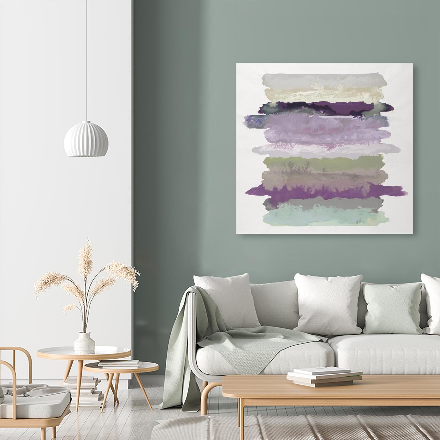 Flowing Energy II V3 by Randy Hibberd on GIANT ART - purples abstract