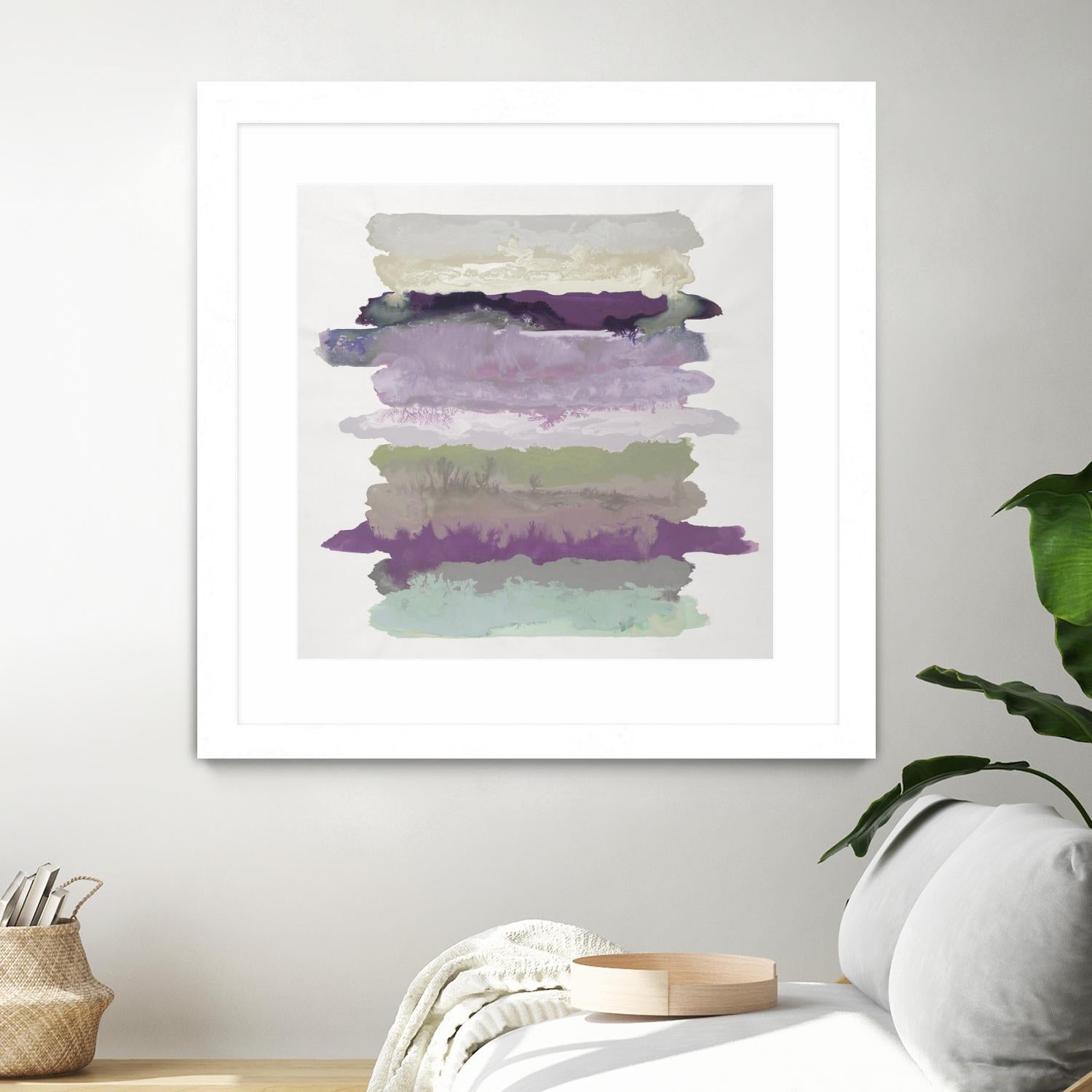 Flowing Energy II V3 by Randy Hibberd on GIANT ART - purples abstract