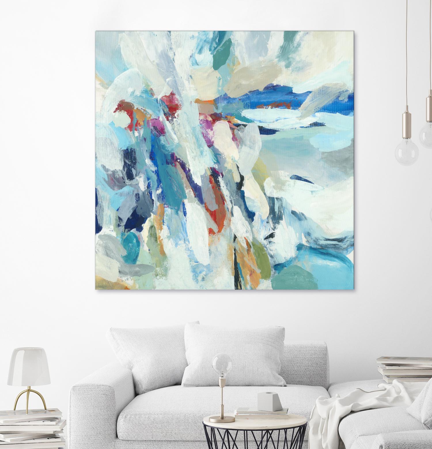 Joyous Expansion by Randy Hibberd on GIANT ART - blues abstract