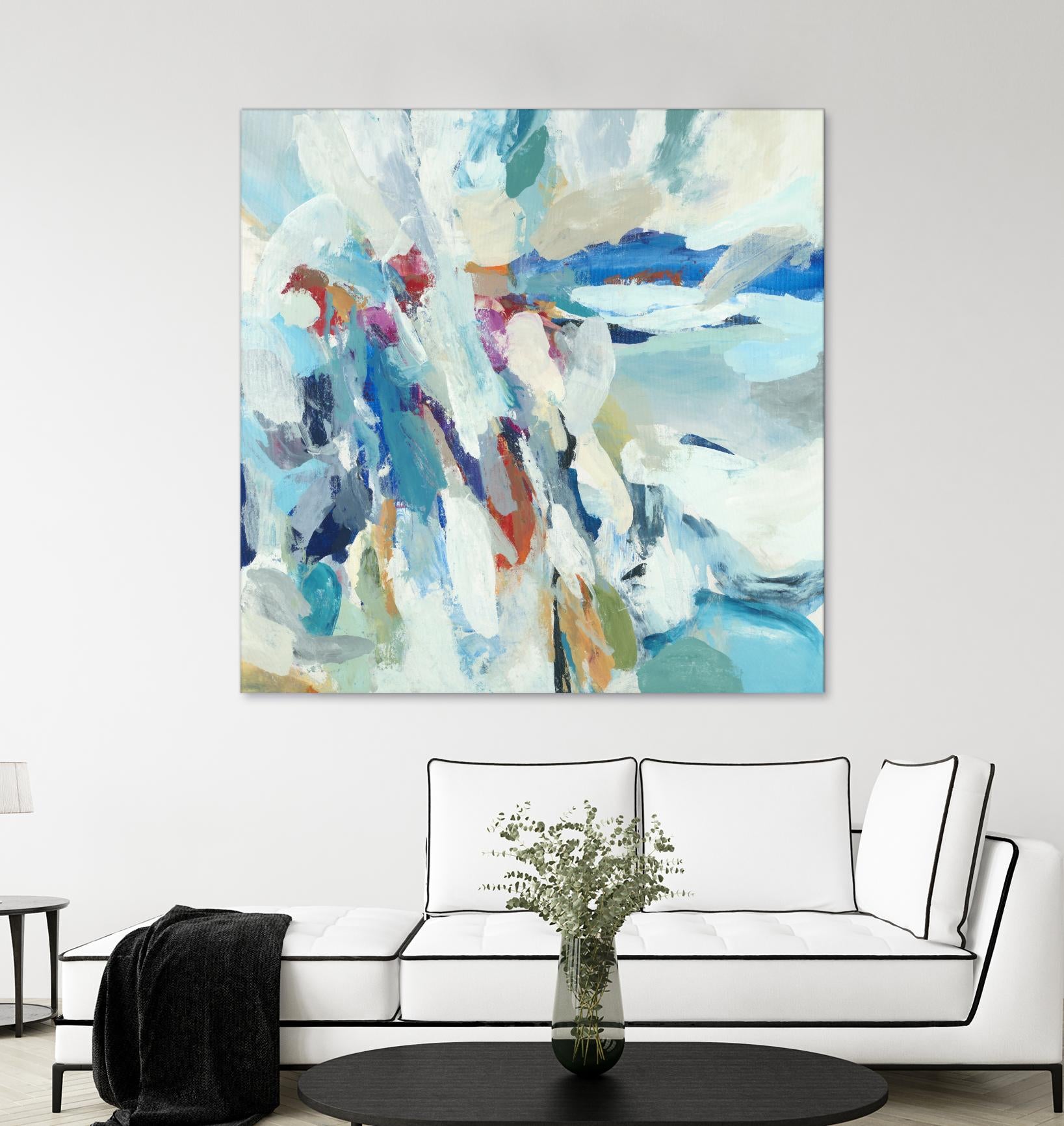 Joyous Expansion by Randy Hibberd on GIANT ART - blues abstract