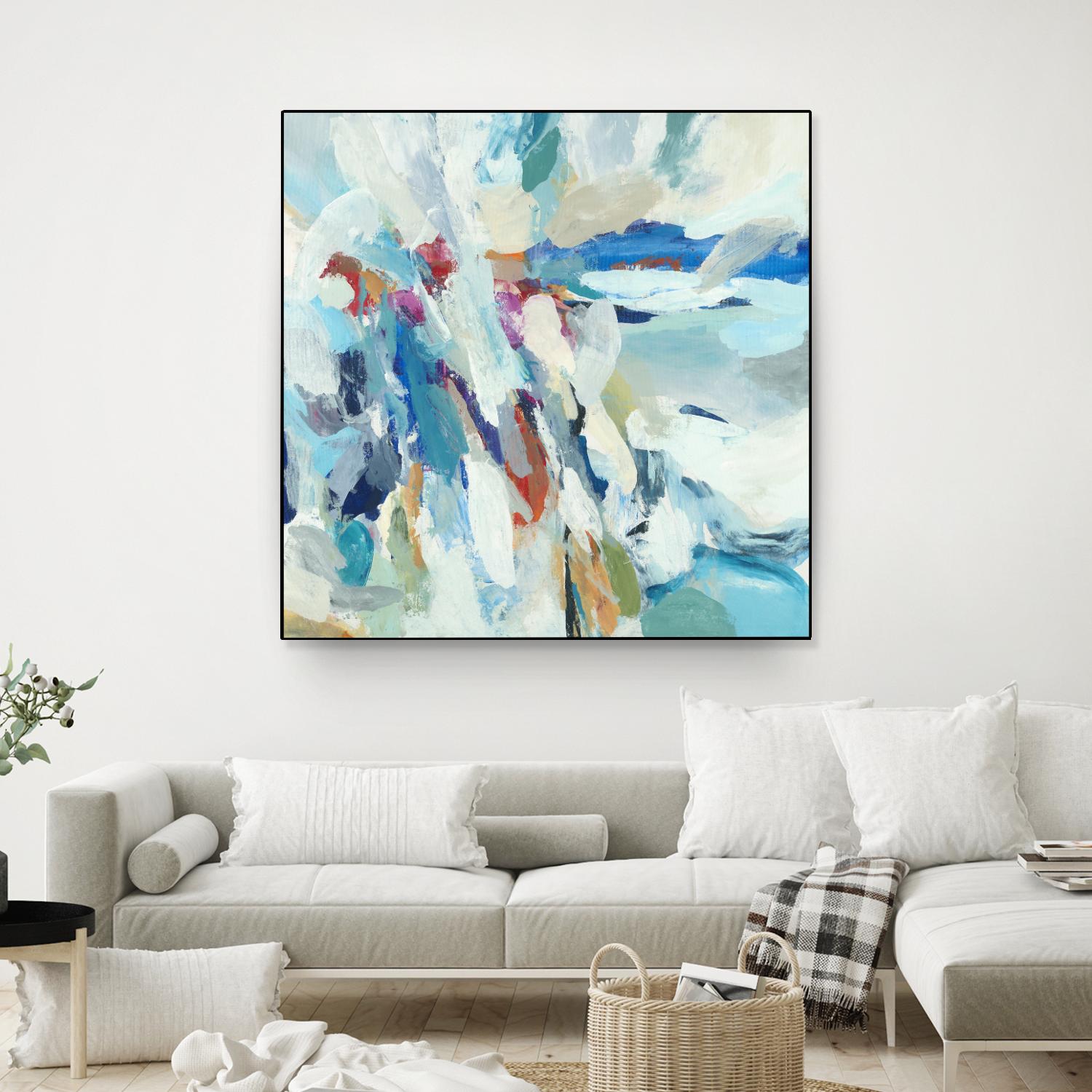 Joyous Expansion by Randy Hibberd on GIANT ART - blues abstract