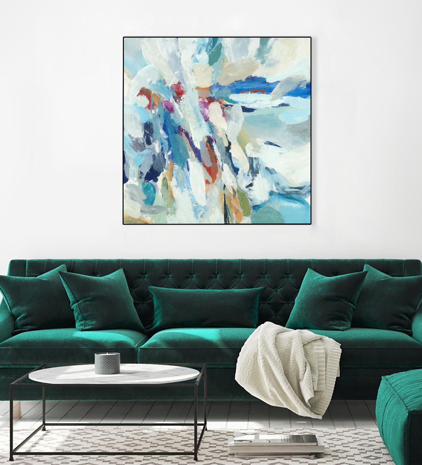 Joyous Expansion by Randy Hibberd on GIANT ART - blues abstract