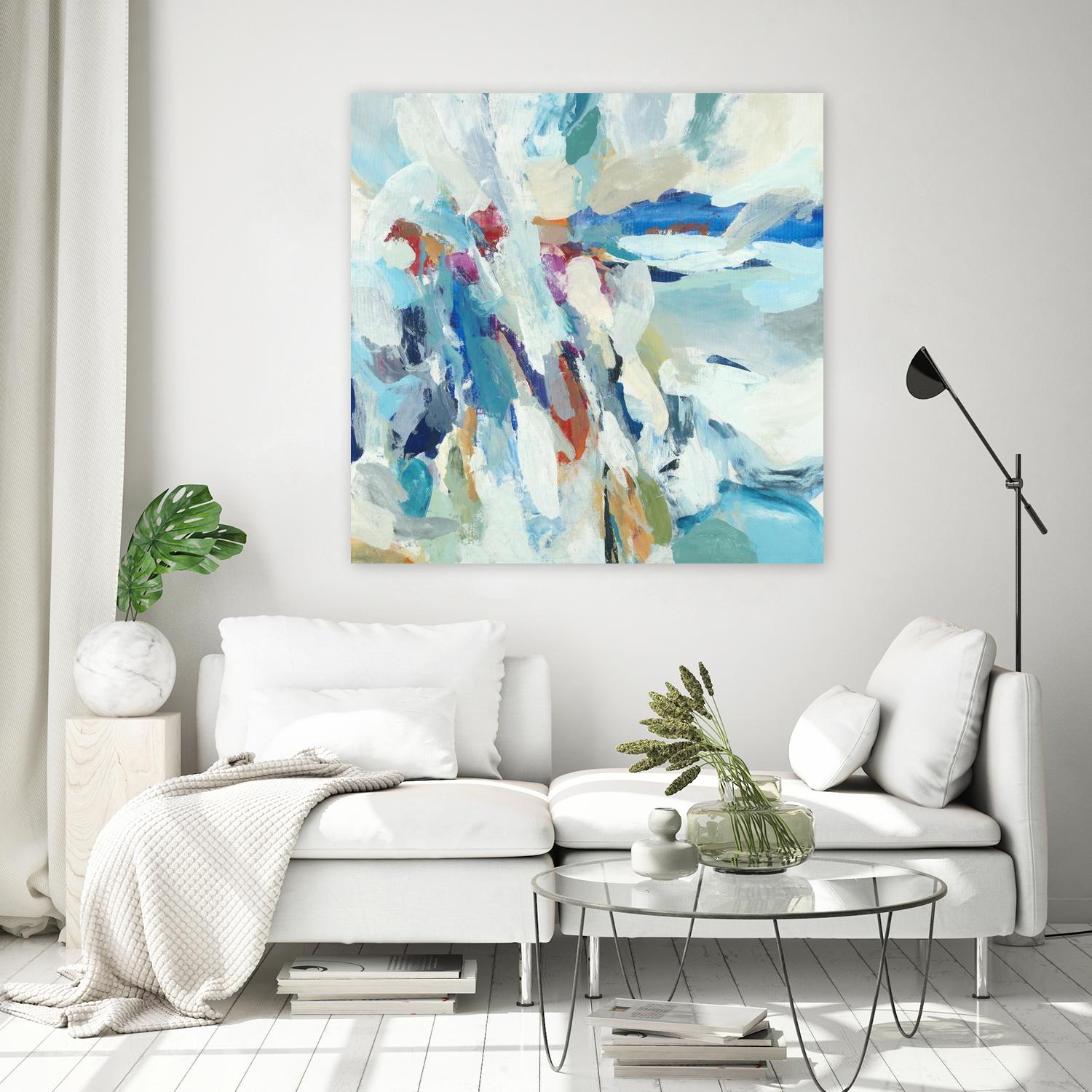 Joyous Expansion by Randy Hibberd on GIANT ART - blues abstract