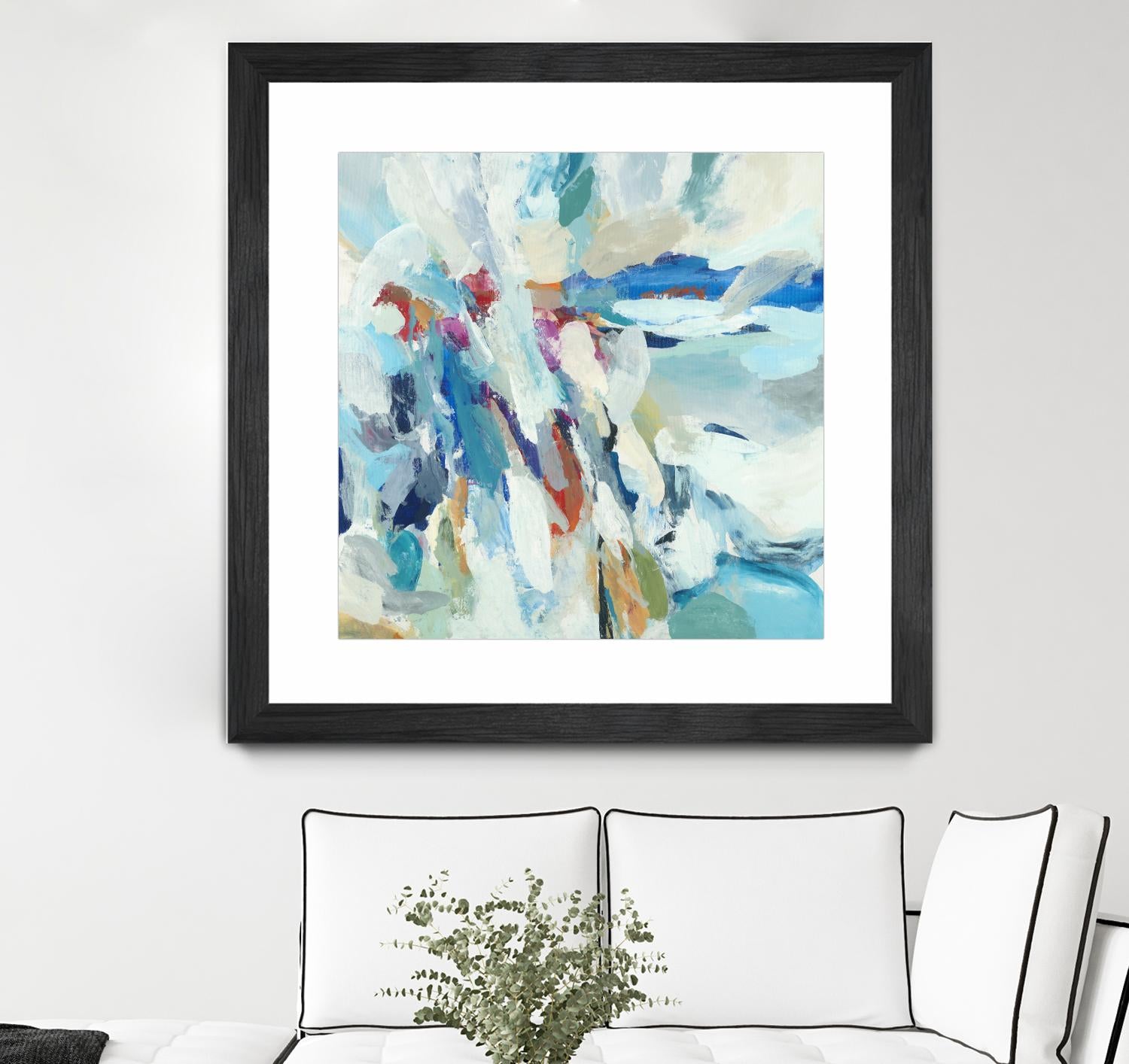 Joyous Expansion by Randy Hibberd on GIANT ART - blues abstract