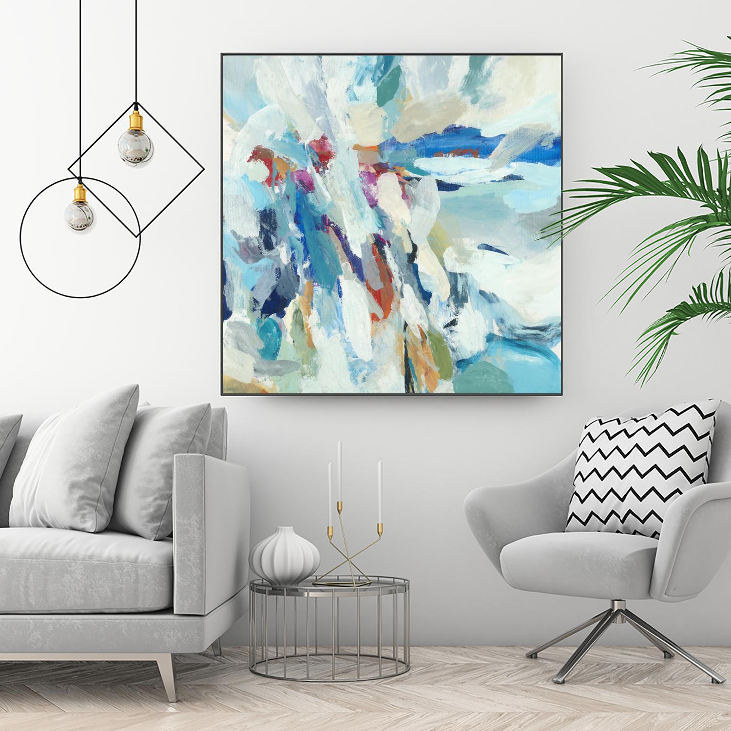 Joyous Expansion by Randy Hibberd on GIANT ART - blues abstract