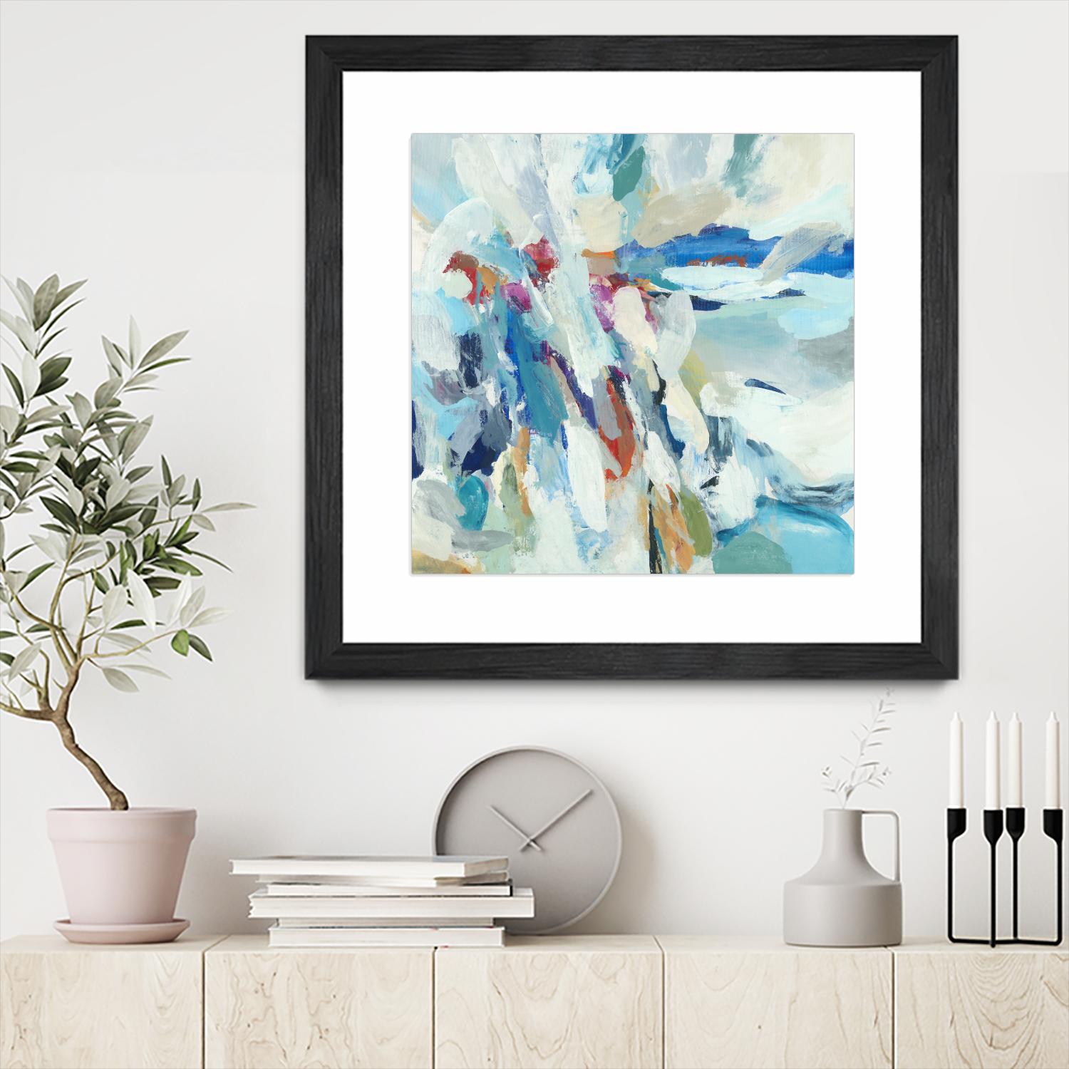 Joyous Expansion by Randy Hibberd on GIANT ART - blues abstract