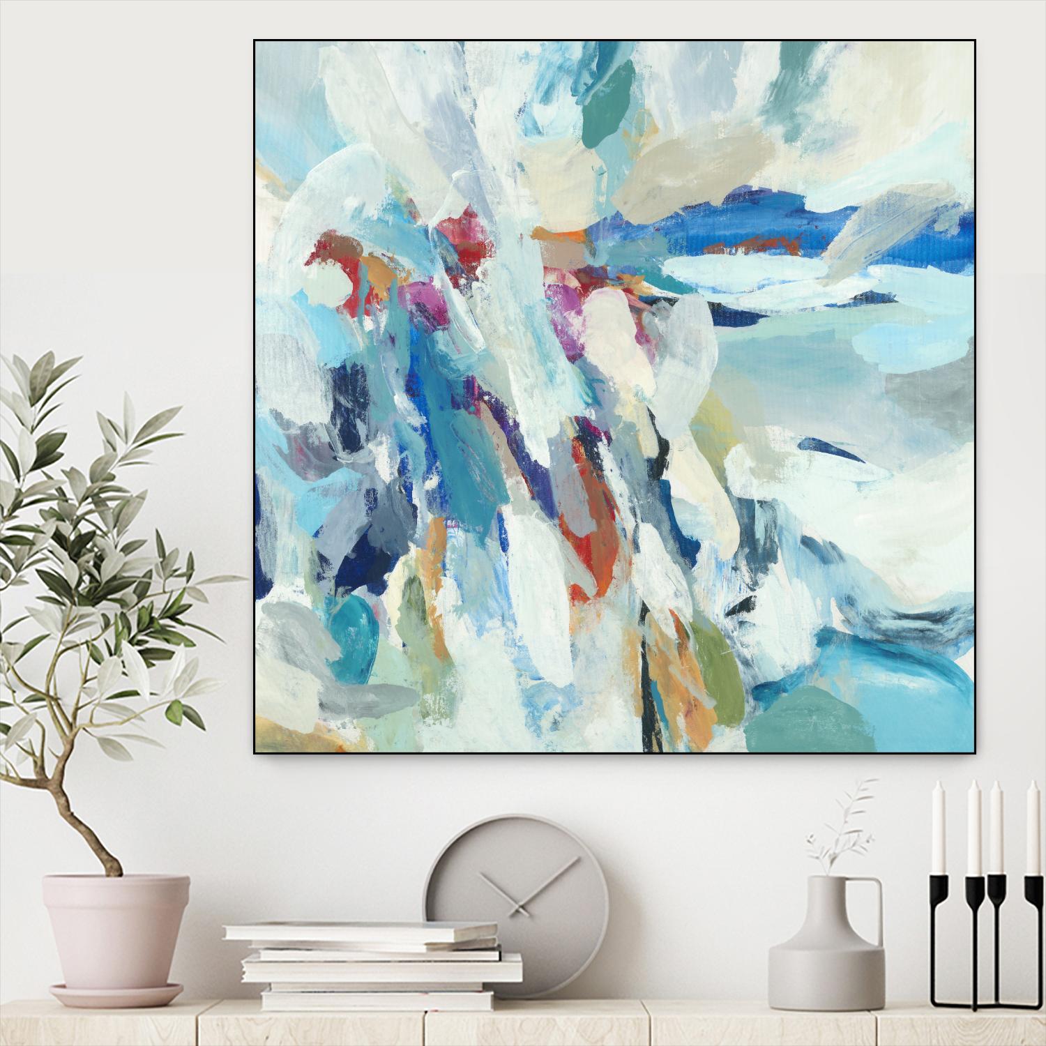 Joyous Expansion by Randy Hibberd on GIANT ART - blues abstract