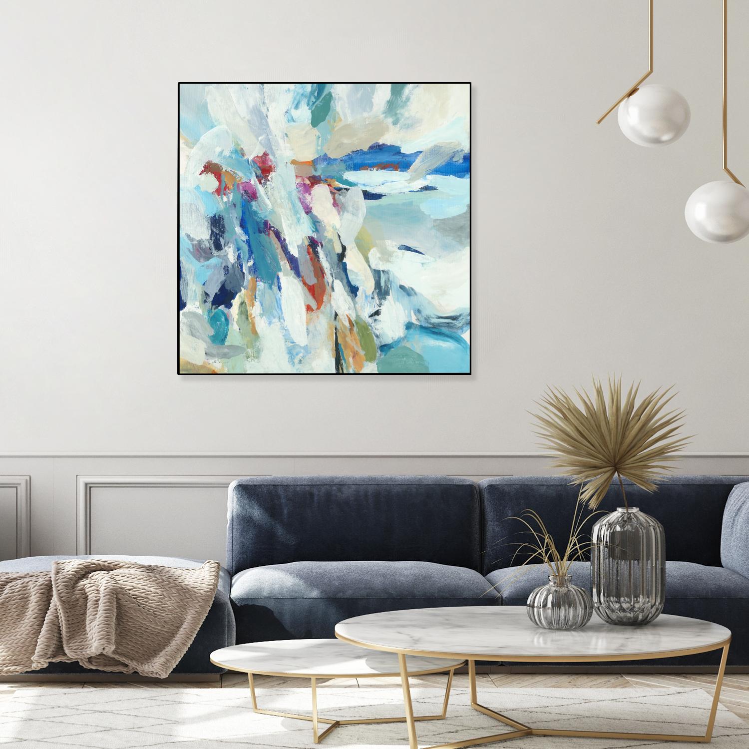 Joyous Expansion by Randy Hibberd on GIANT ART - blues abstract