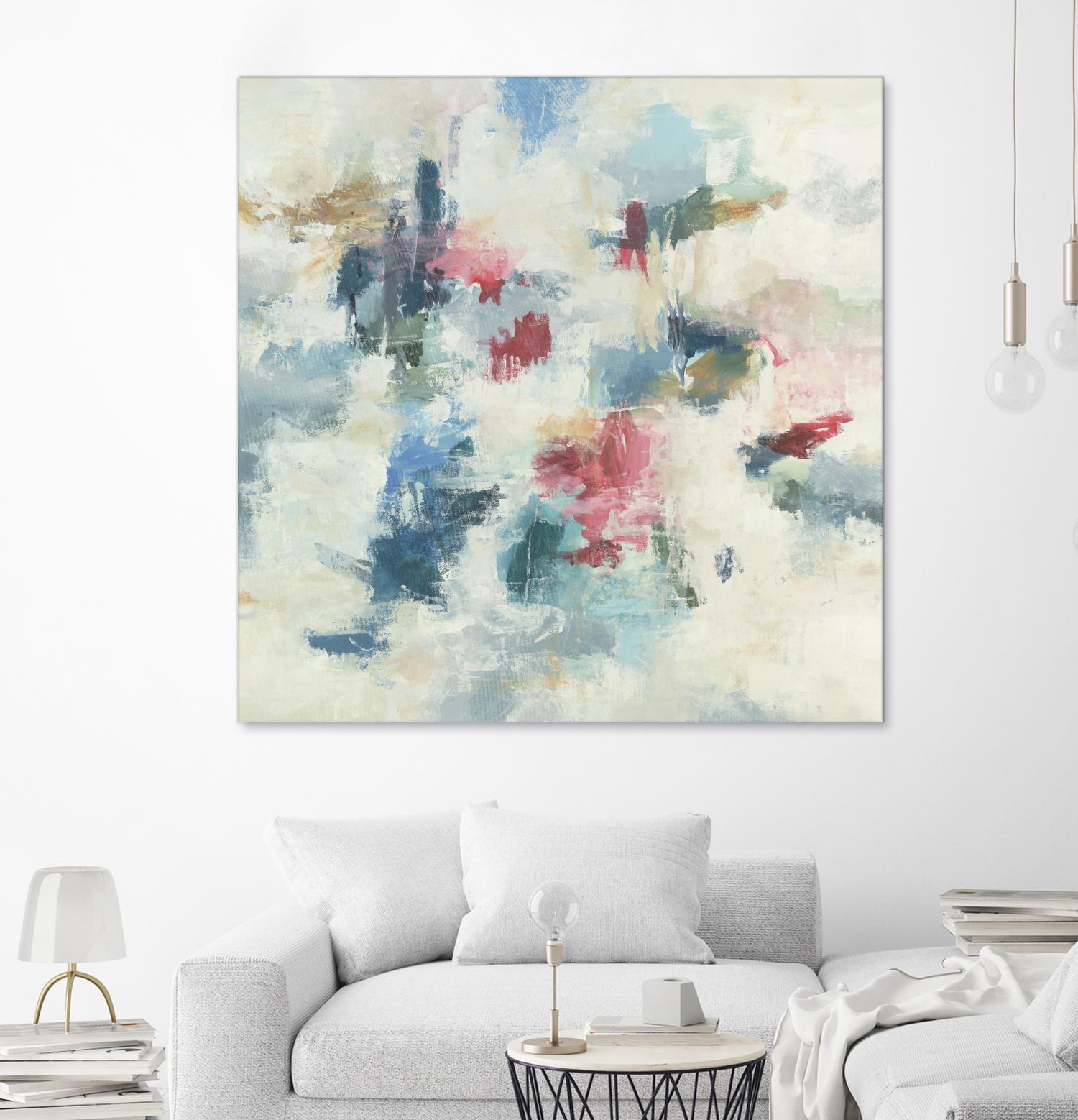 New Beginnings by Randy Hibberd on GIANT ART - blues abstract