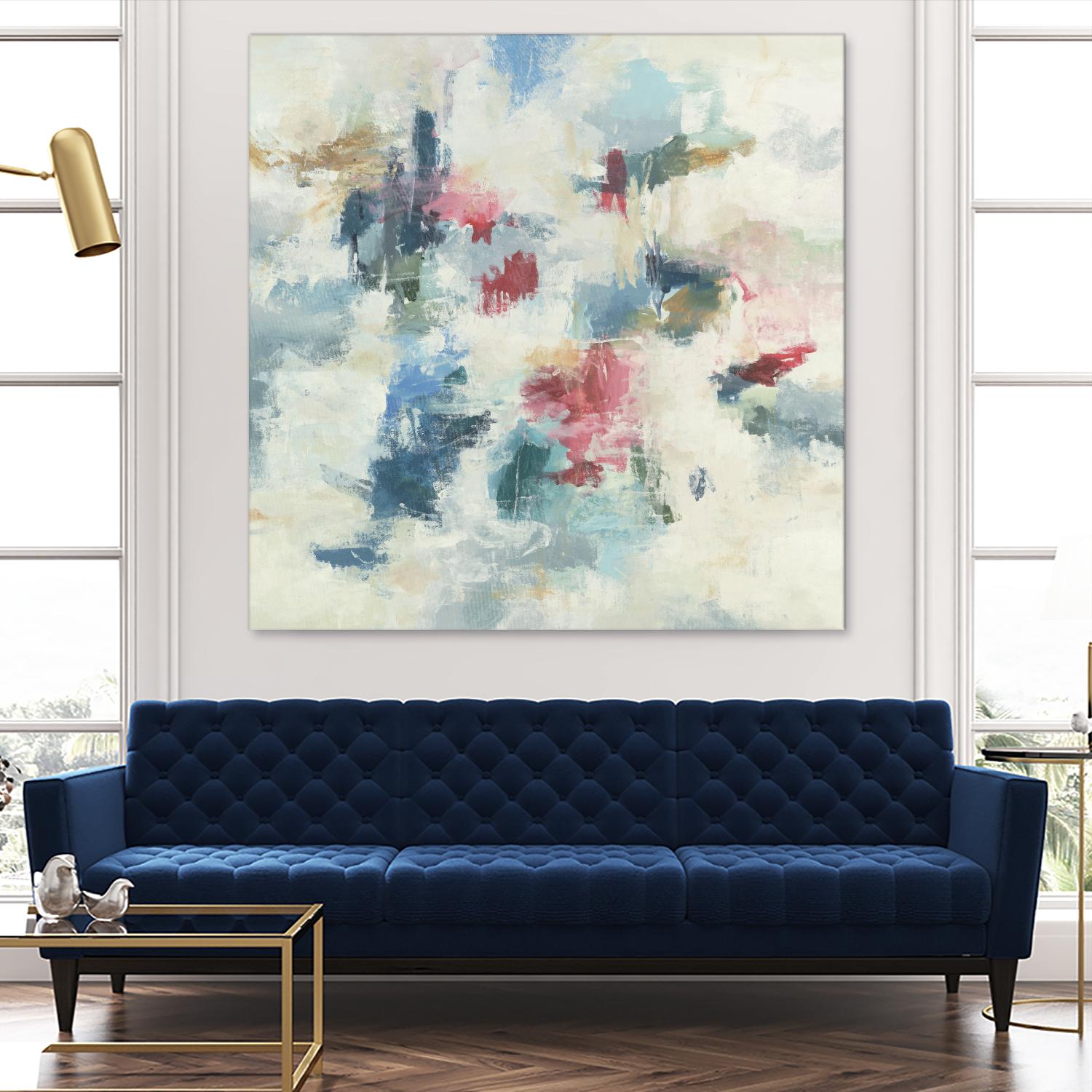 New Beginnings by Randy Hibberd on GIANT ART - blues abstract