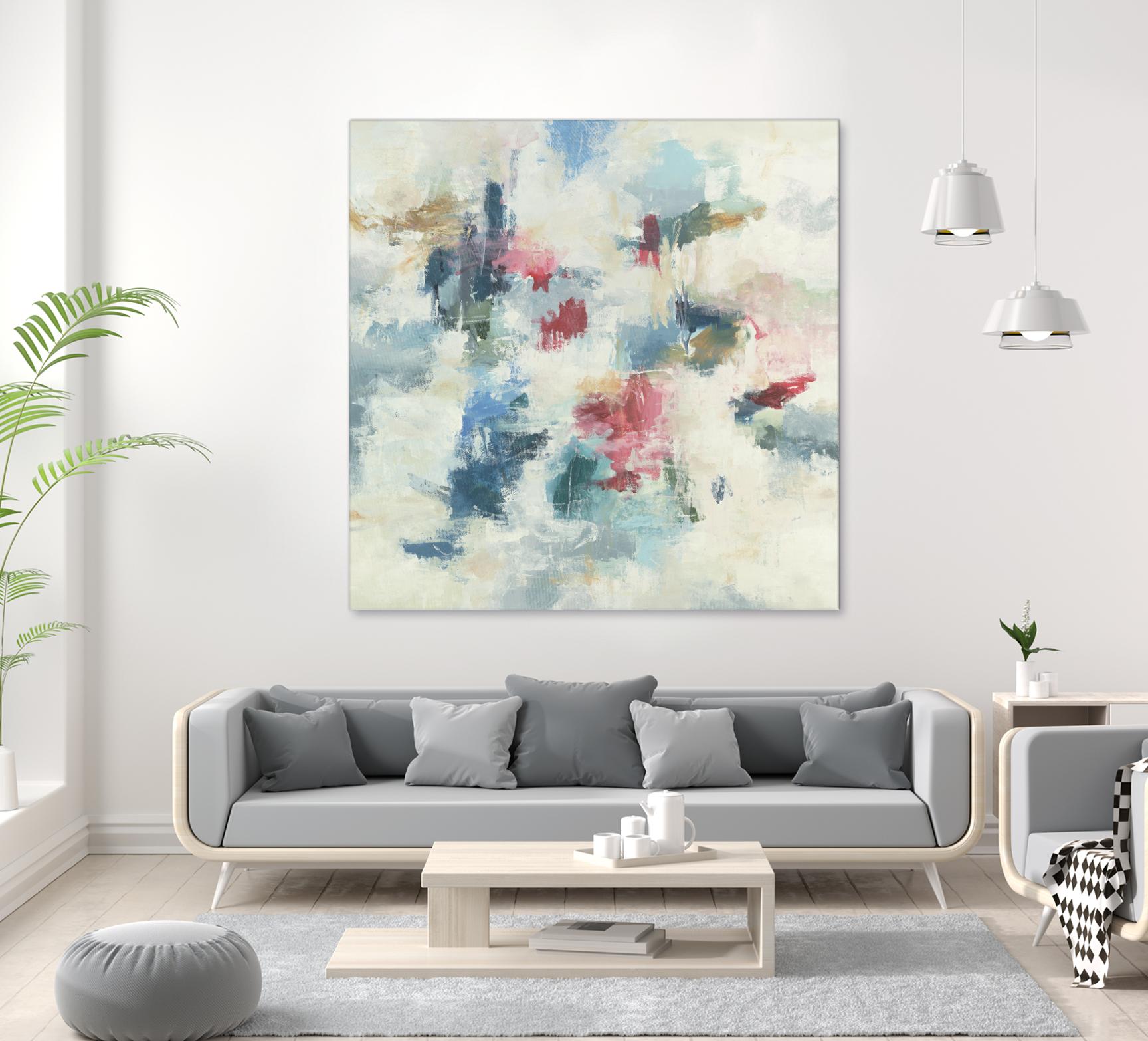 New Beginnings by Randy Hibberd on GIANT ART - blues abstract